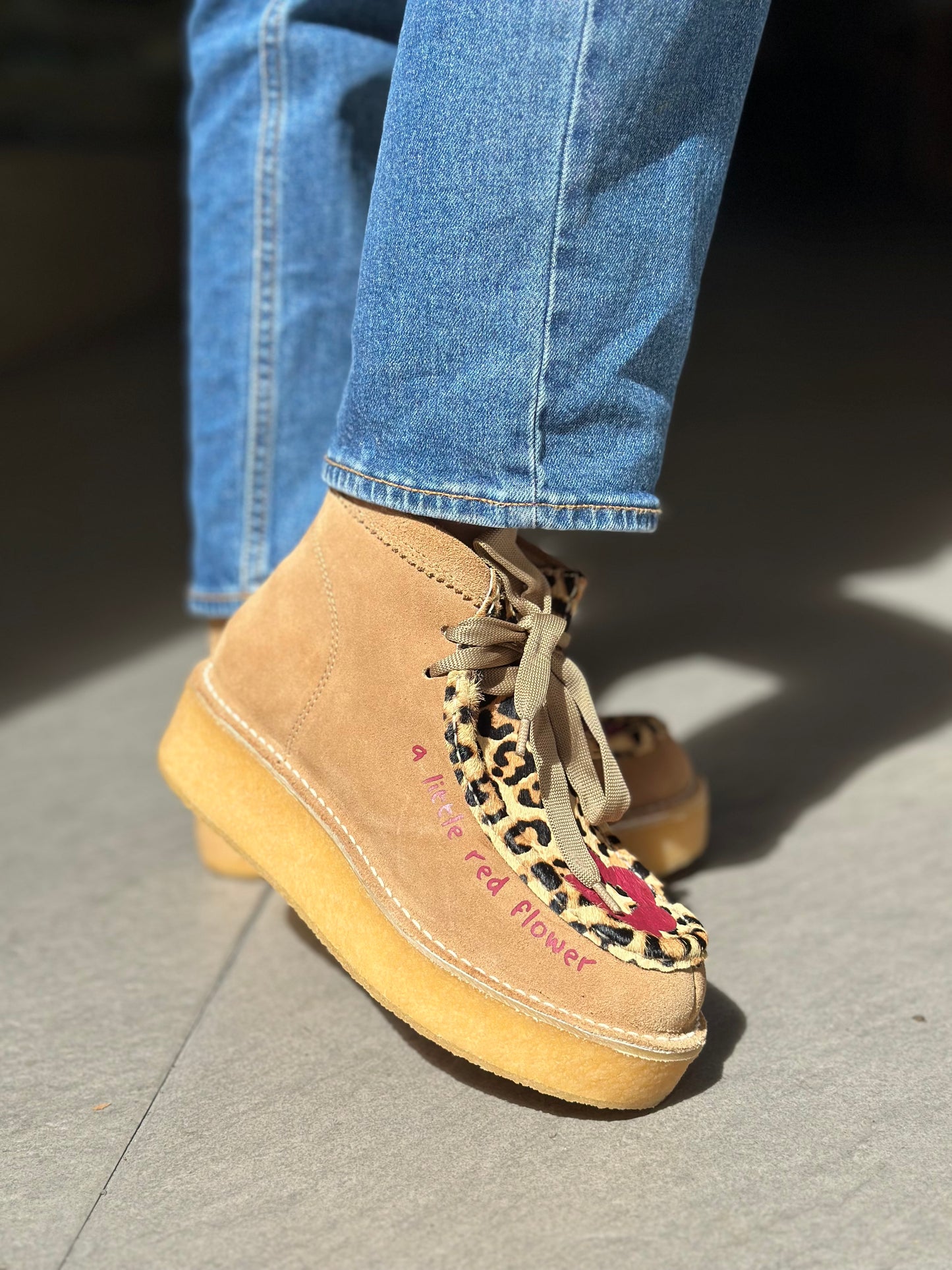 Chaussures montantes NAN-KU EFK-02 LEOPARD femme