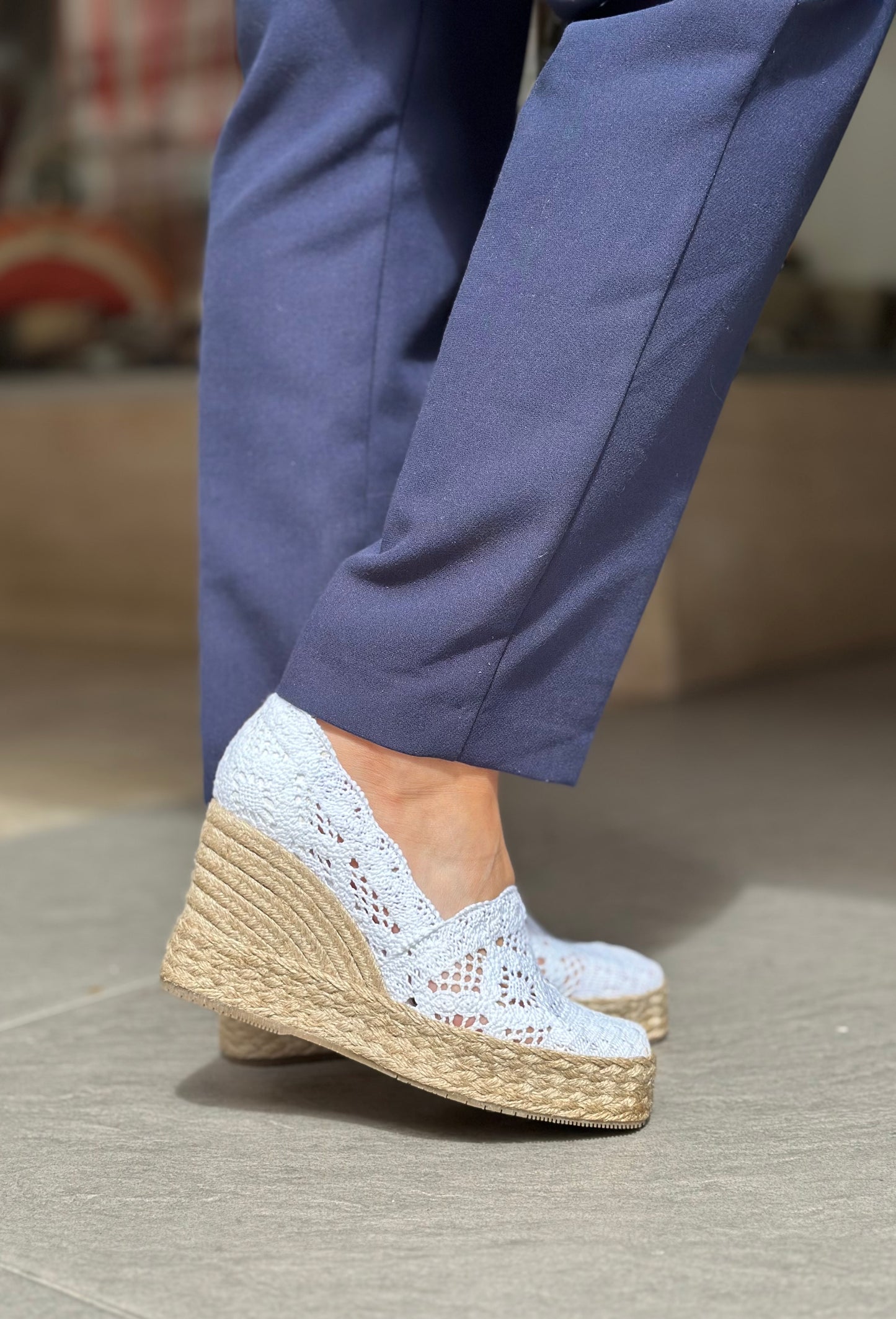 Talons compensés PALOMITAS by PALOMA BARCELO blanc femme