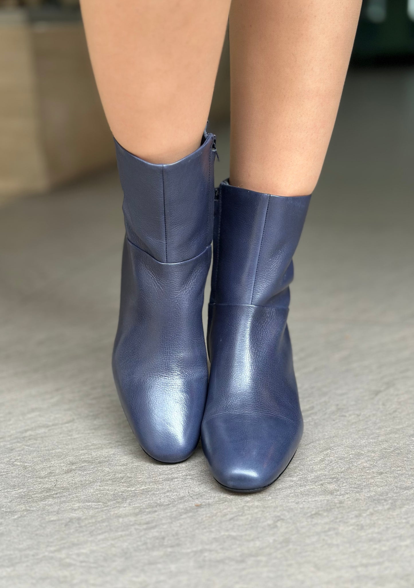 Bottines JVAM 40016 FREDDIE STAR BLEU femme