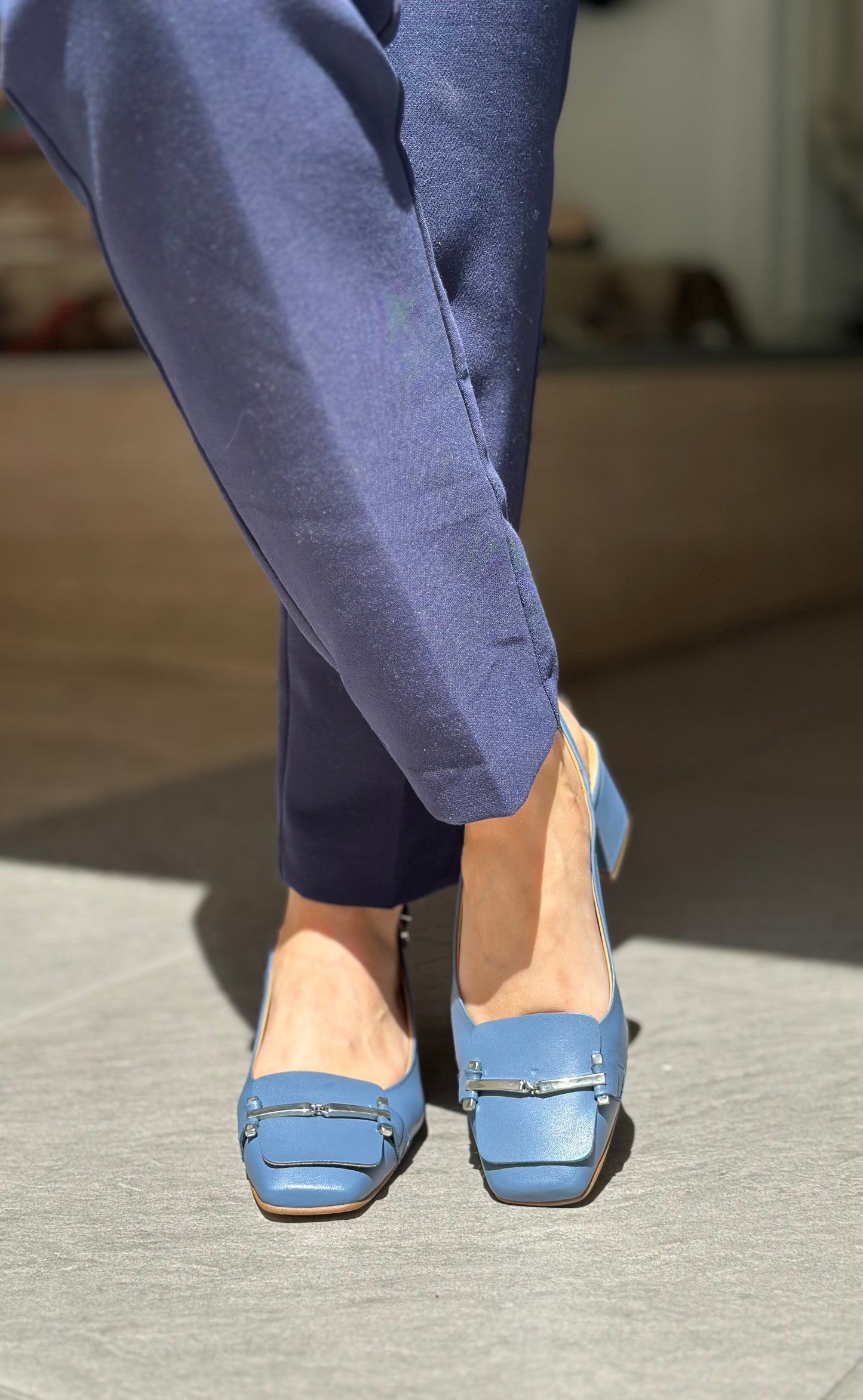 Chaussures à talons PEDRO MIRALLES bleu femme