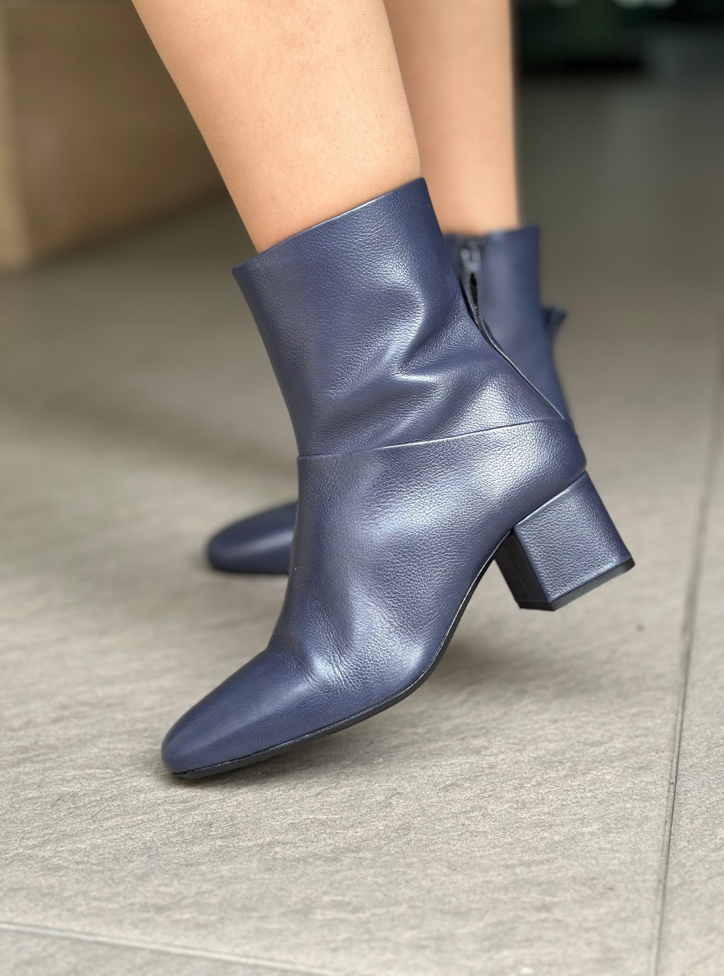 Bottines JVAM 40016 FREDDIE STAR BLEU femme