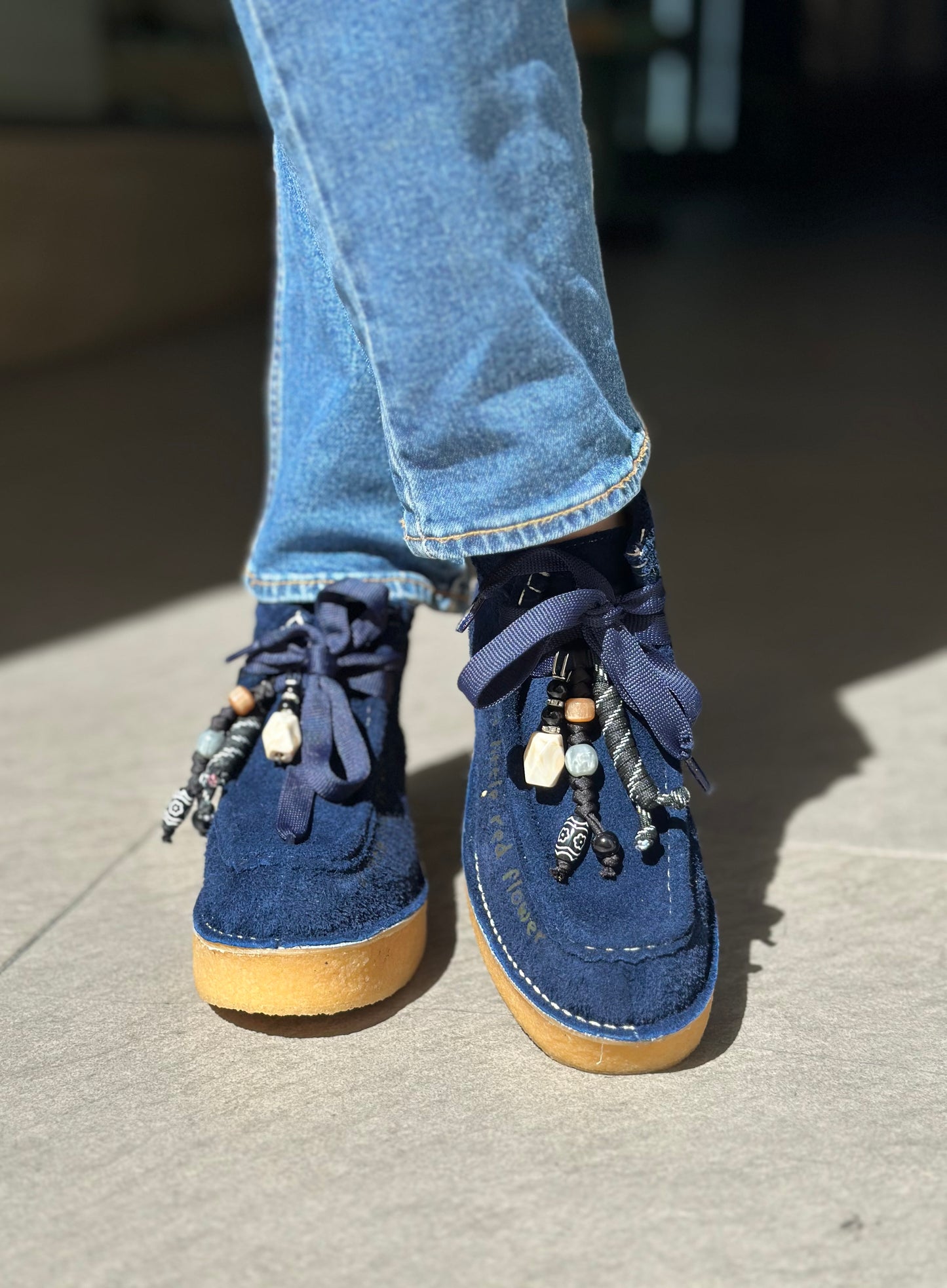 Chaussures montantes NAN-KU EFK-03 BLUE femme