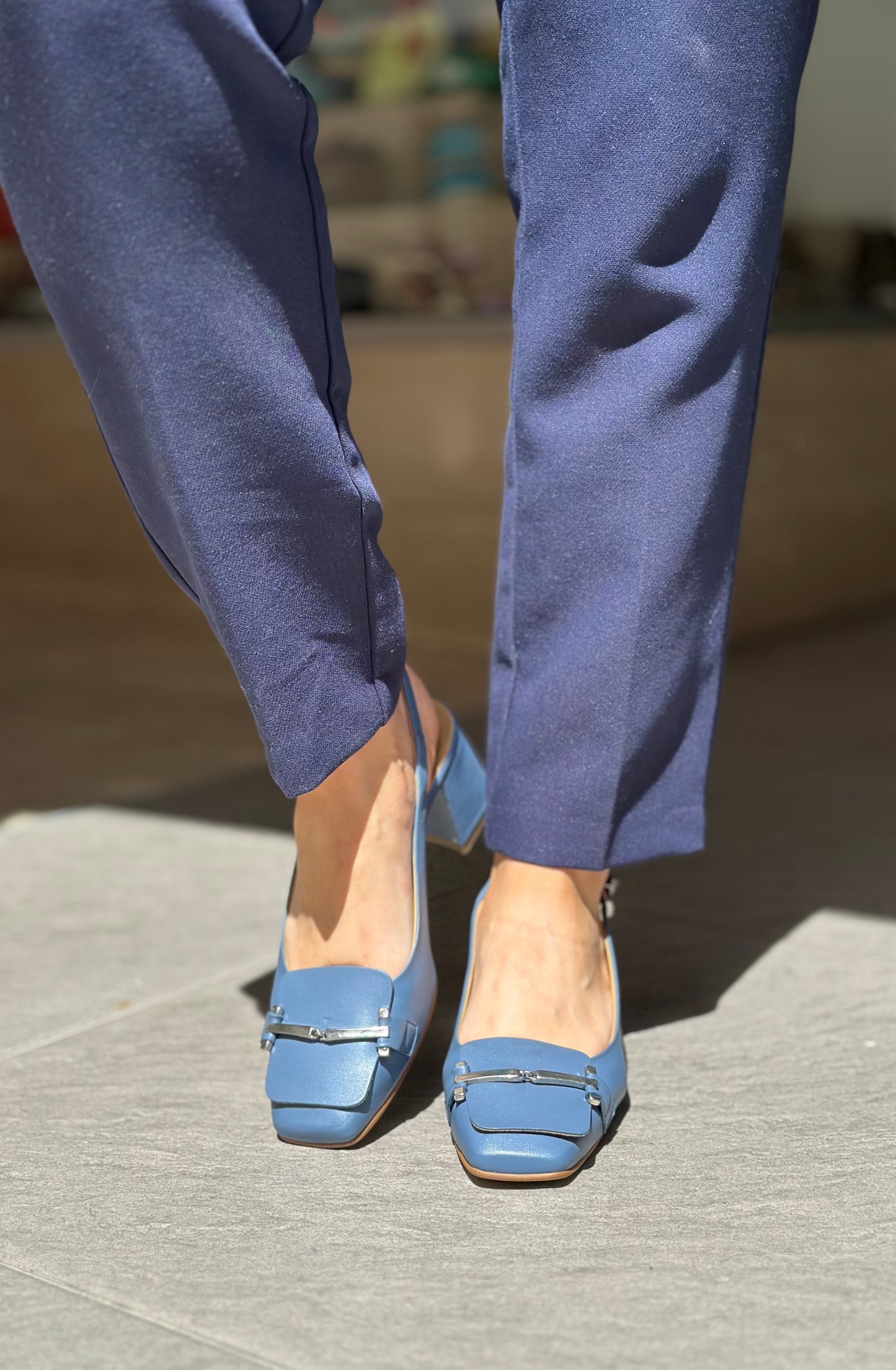 Chaussures à talons PEDRO MIRALLES bleu femme