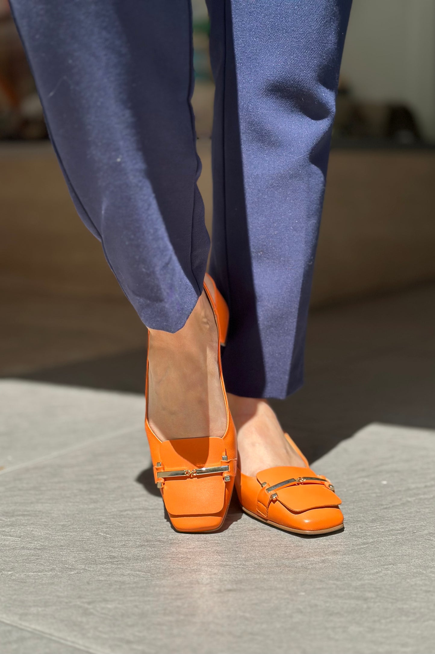 Chaussures à talons PEDRO MIRALLES orange femme
