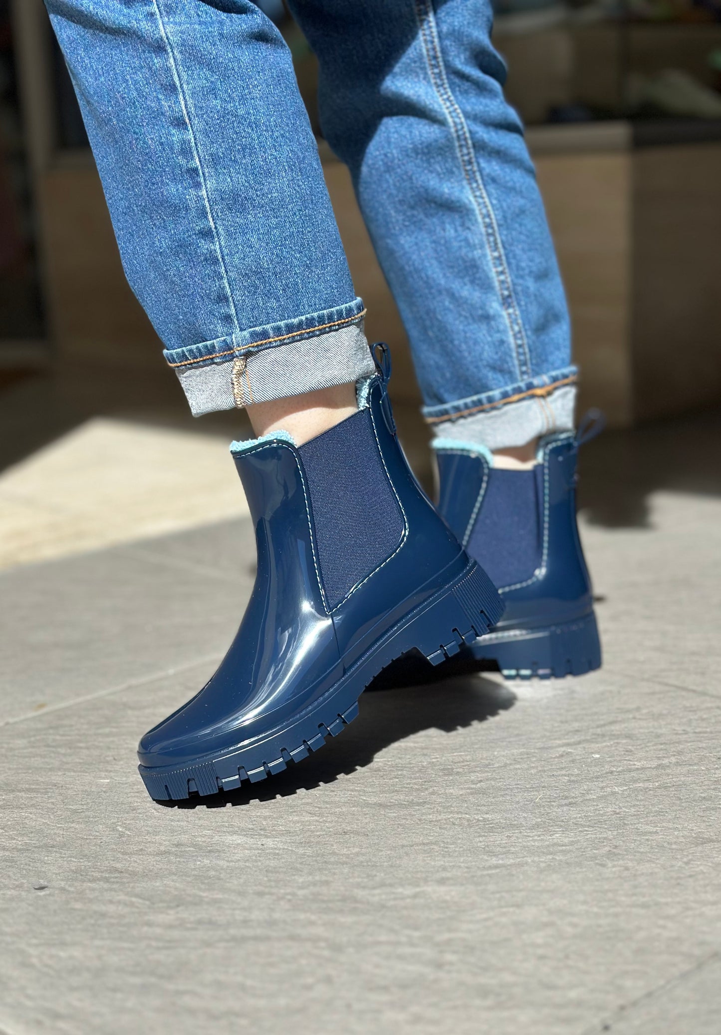 Bottines de pluie EIRWEN naval LEMON JELLY