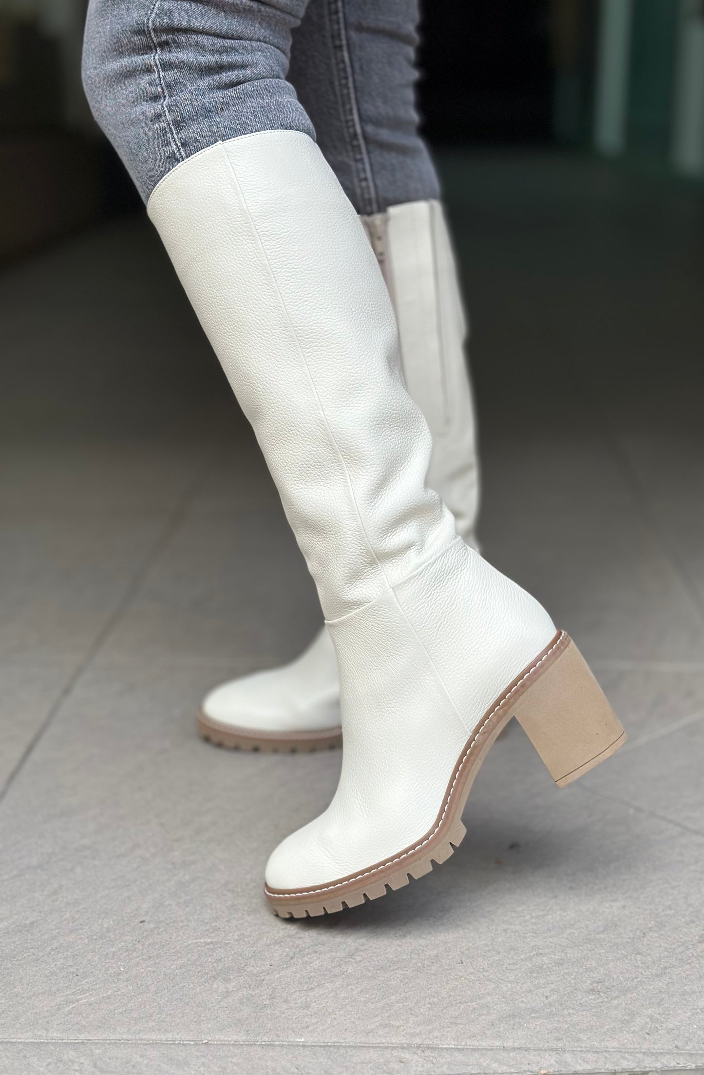 Bottes SOFTWAVES blanches femme