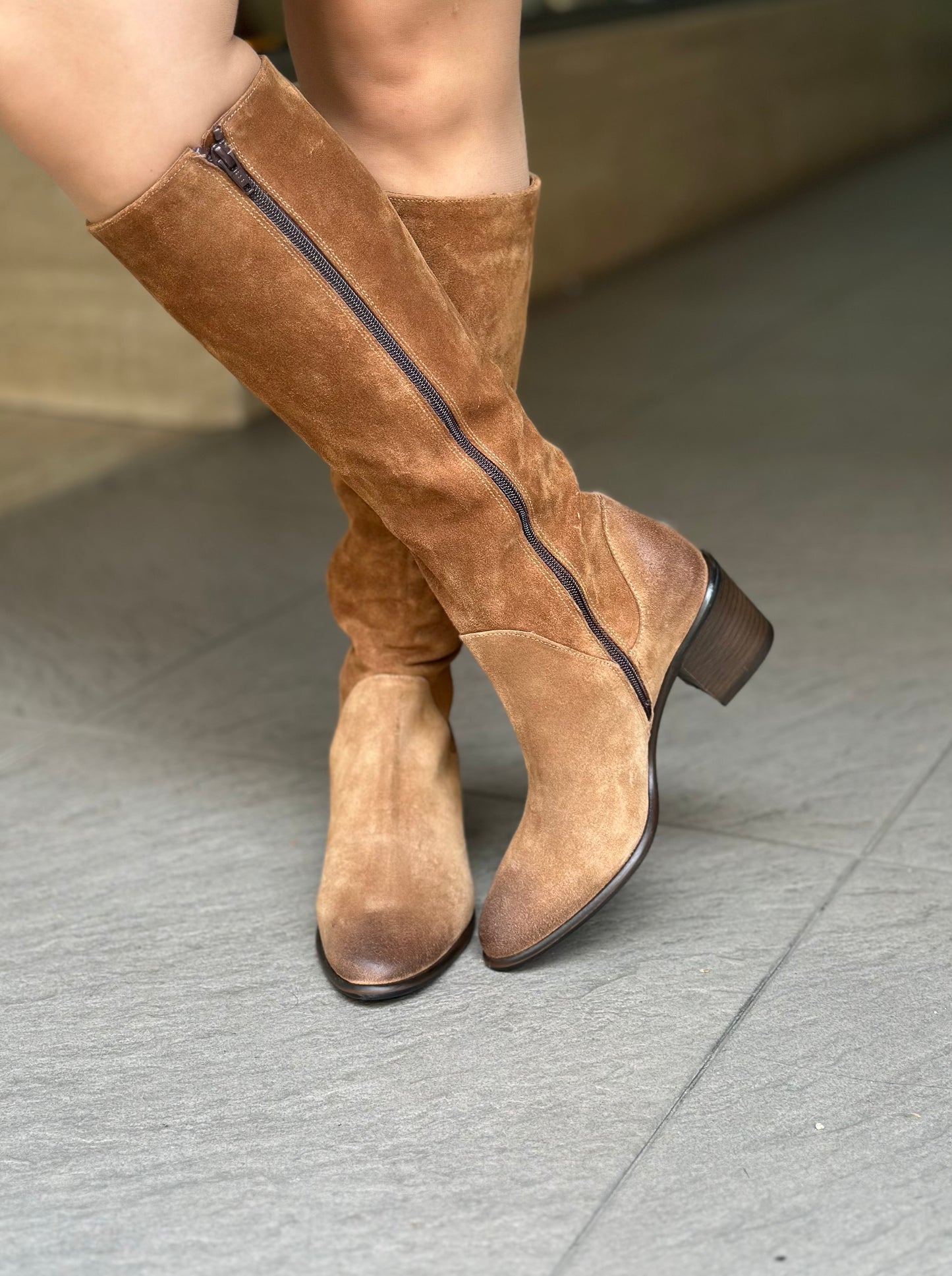 Bottes MAISON21 1981 SAYO WHISKY CAMEL femme