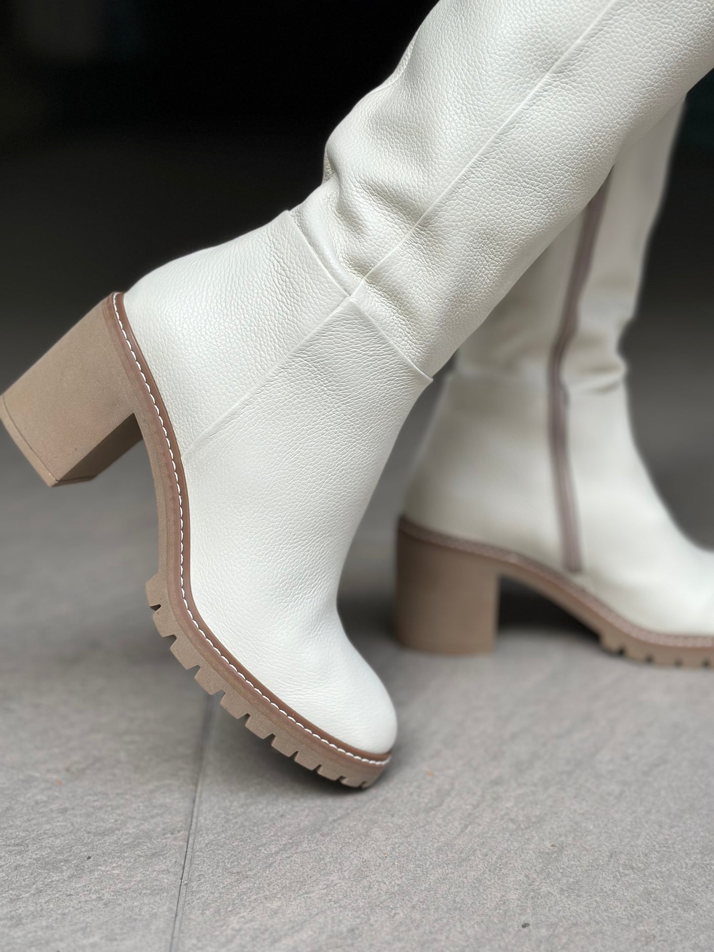 Bottes SOFTWAVES blanches femme