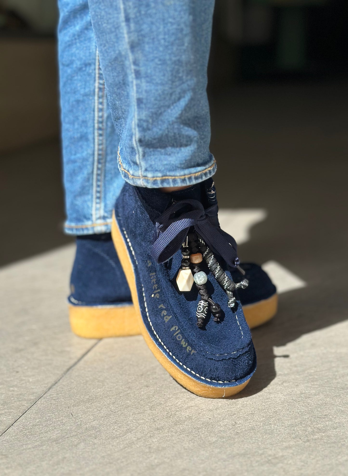 Chaussures montantes NAN-KU EFK-03 BLUE femme