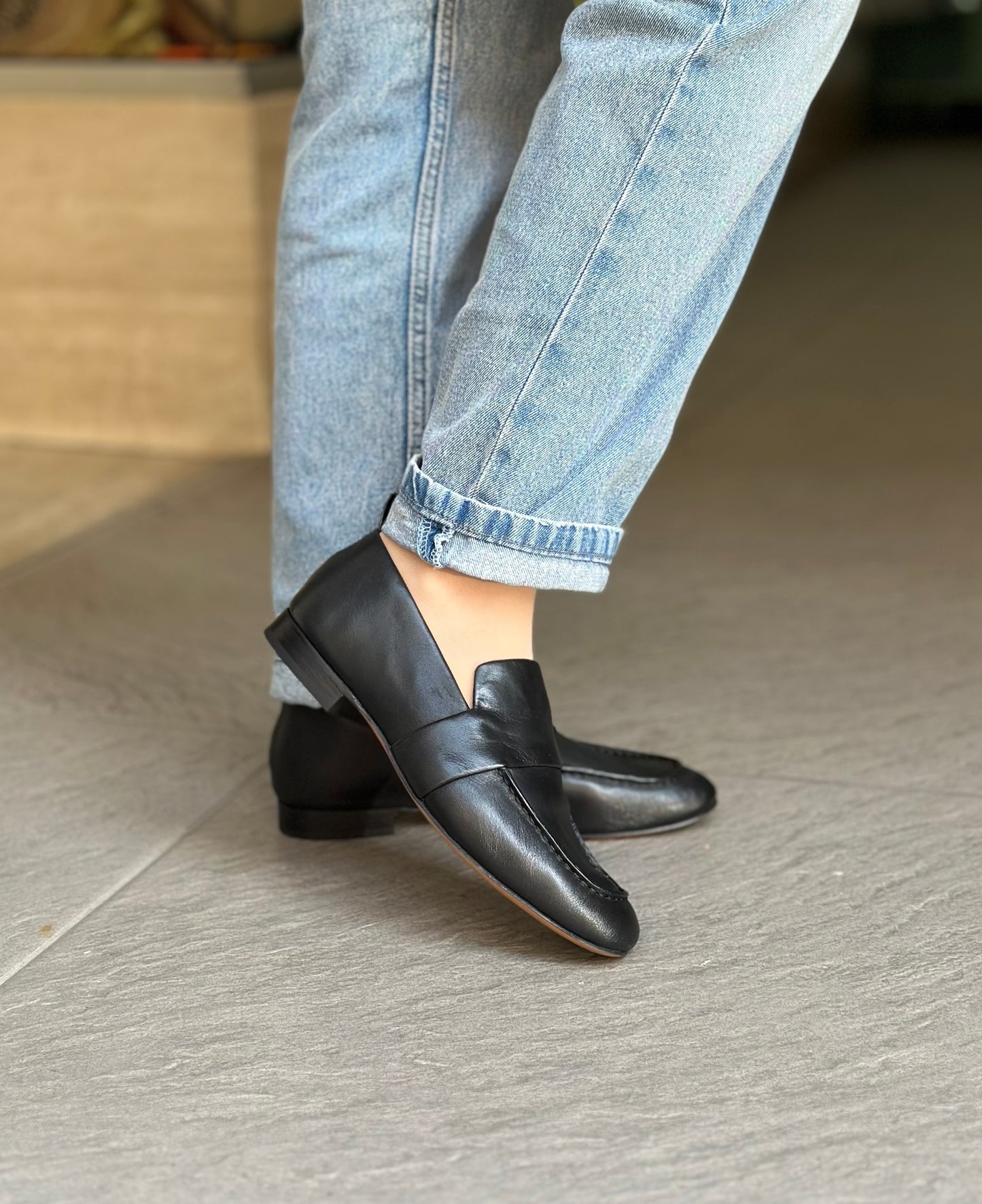 Mocassins JVAM 32011 PAT BLACK femme