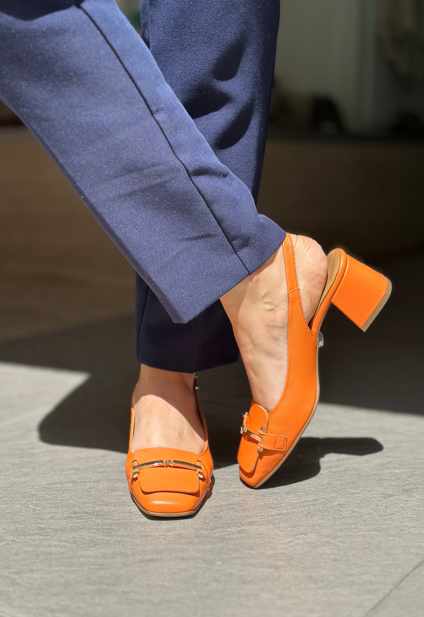 Chaussures à talons PEDRO MIRALLES orange femme