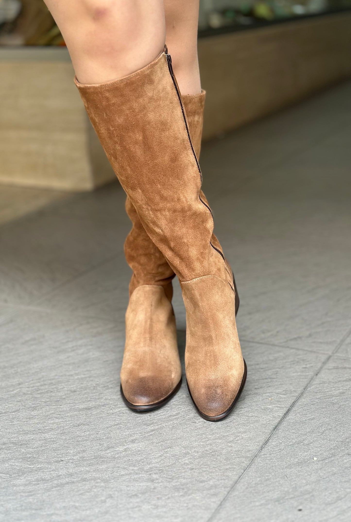 Bottes MAISON21 1981 SAYO WHISKY CAMEL femme