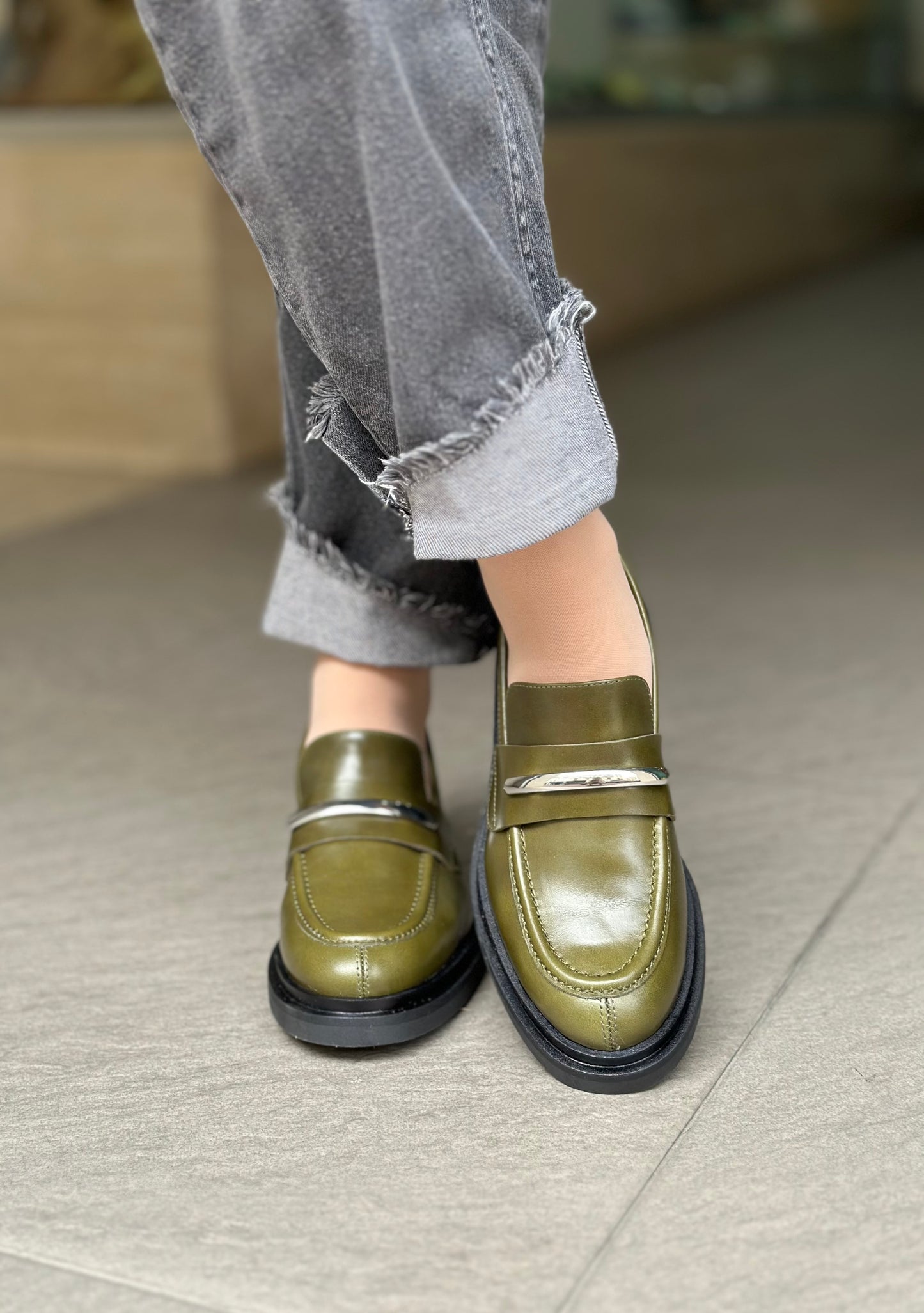 Mocassins ANGEL ALARCON 25562-151A VERT femme