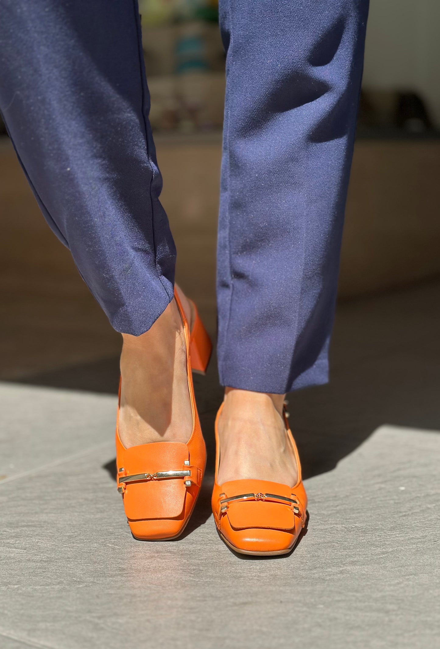 Chaussures à talons PEDRO MIRALLES orange femme