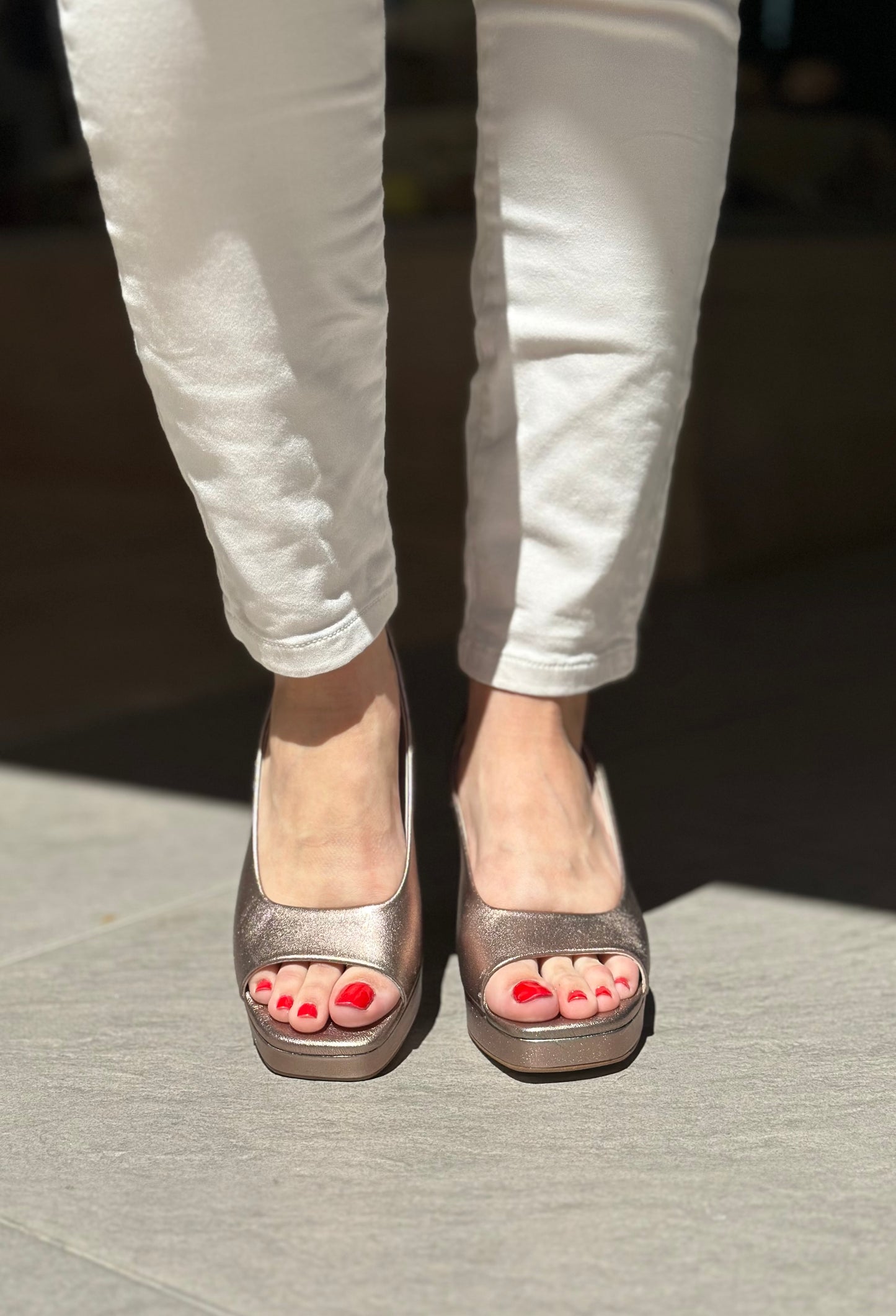 Nu-pieds à talons MARIAN bronze femme