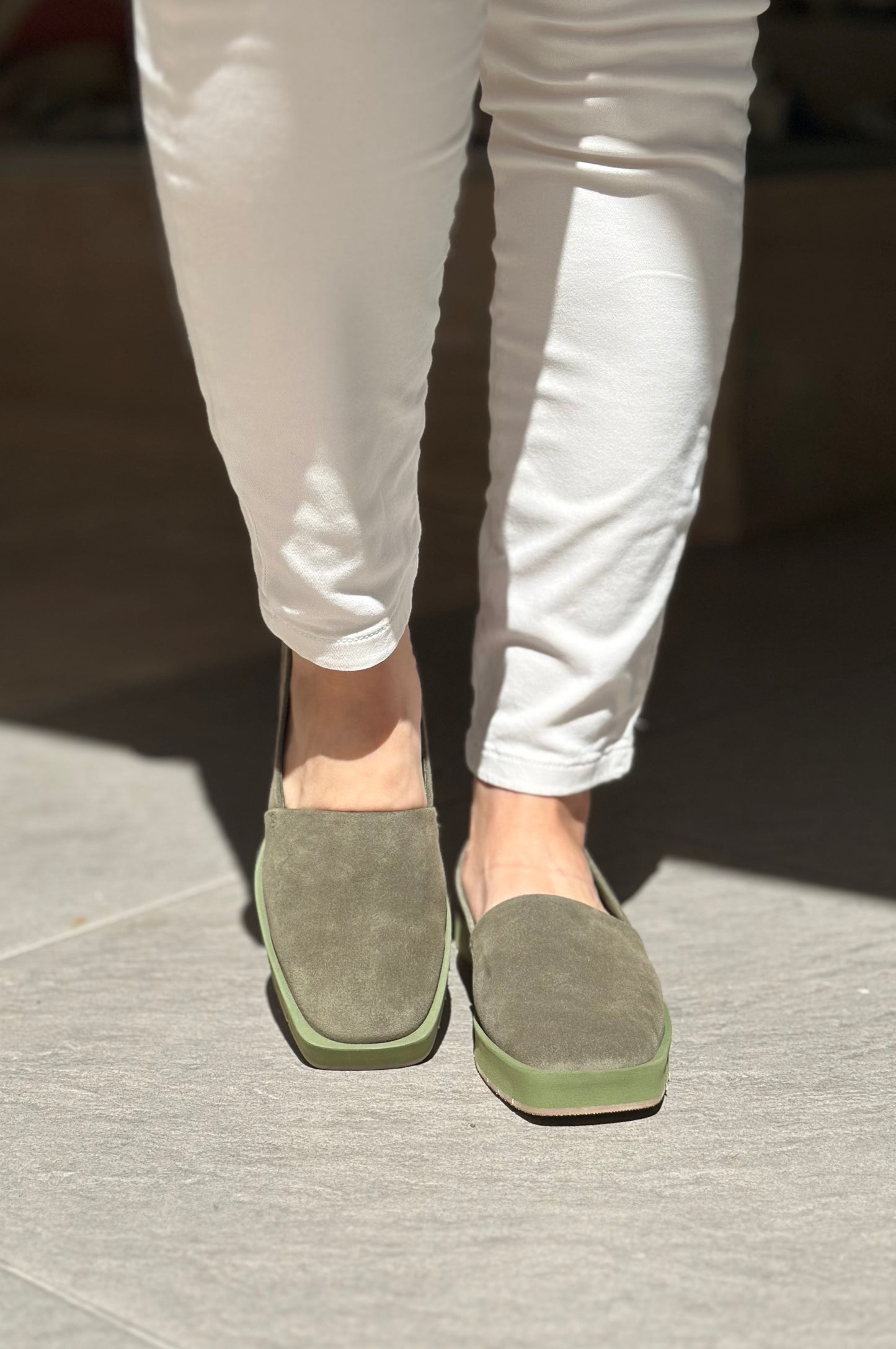 Mocassins PALOMITAS by PALOMA BARCELO kaki femme