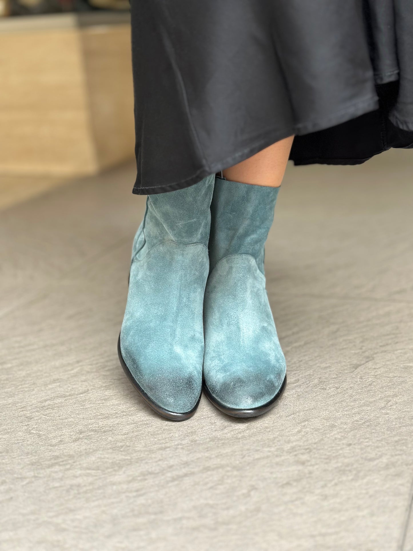 Bottines MAISON21 1951 SAYO GRANITO BLEU femme