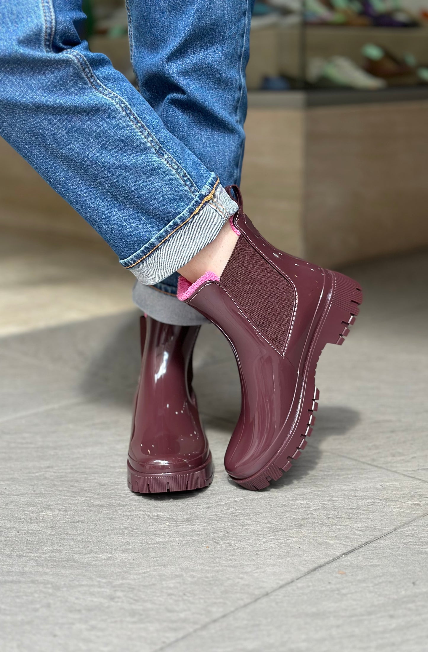 Bottines de pluie EIRWEN dark cherry LEMON JELLY