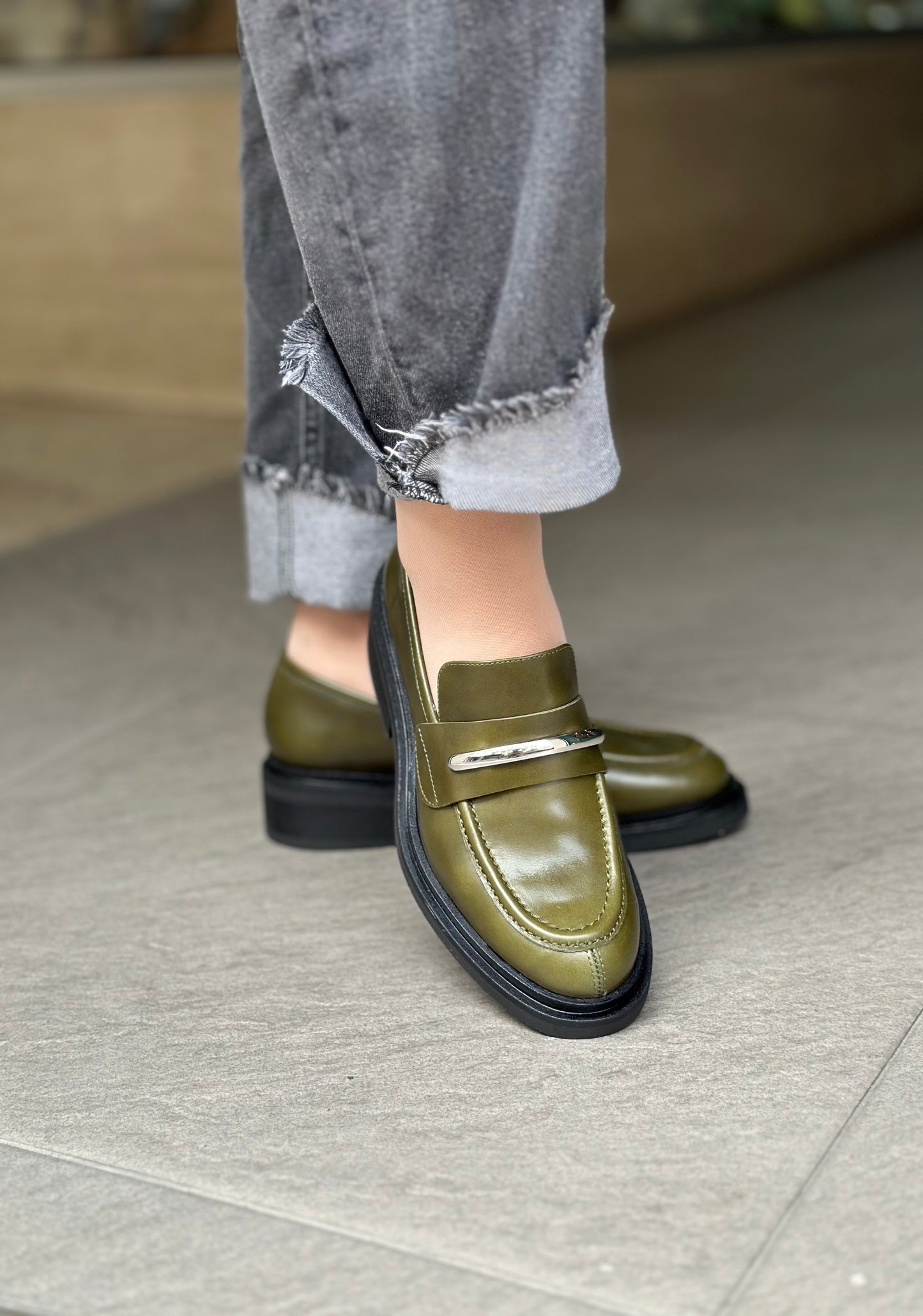 Mocassins ANGEL ALARCON 25562-151A VERT femme