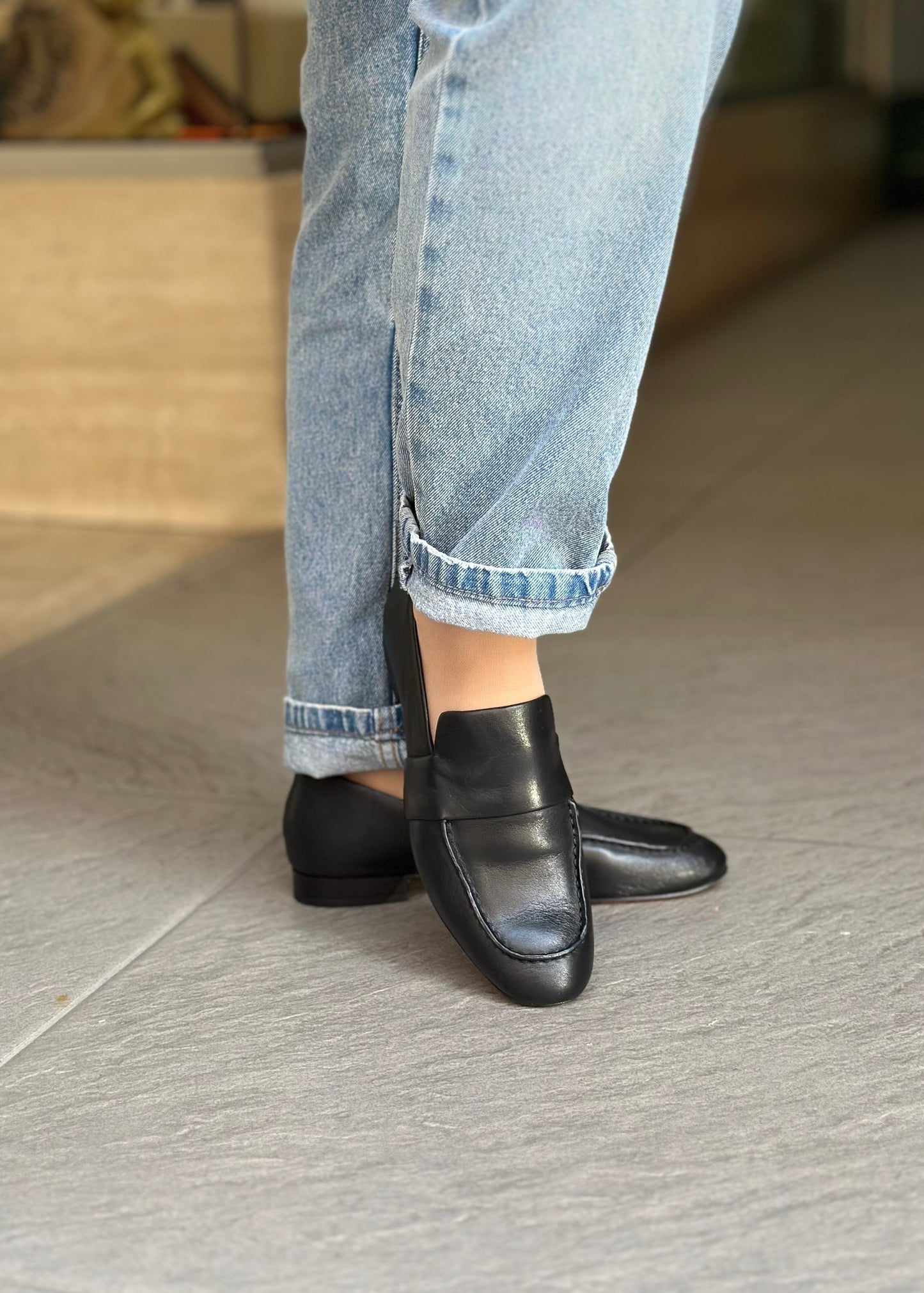 Mocassins JVAM 32011 PAT BLACK femme