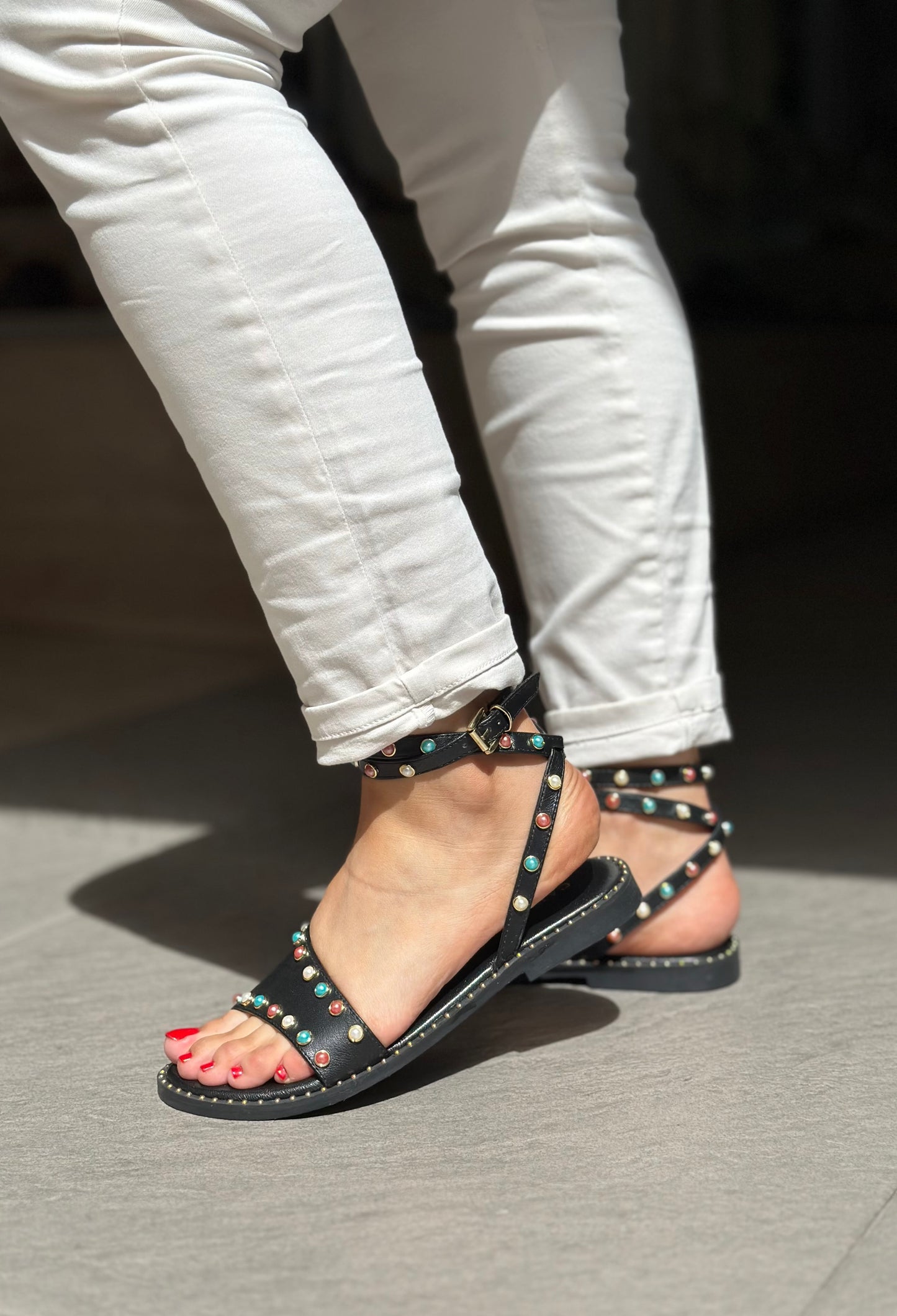 Nu-pieds CAFE NOIR noir femme