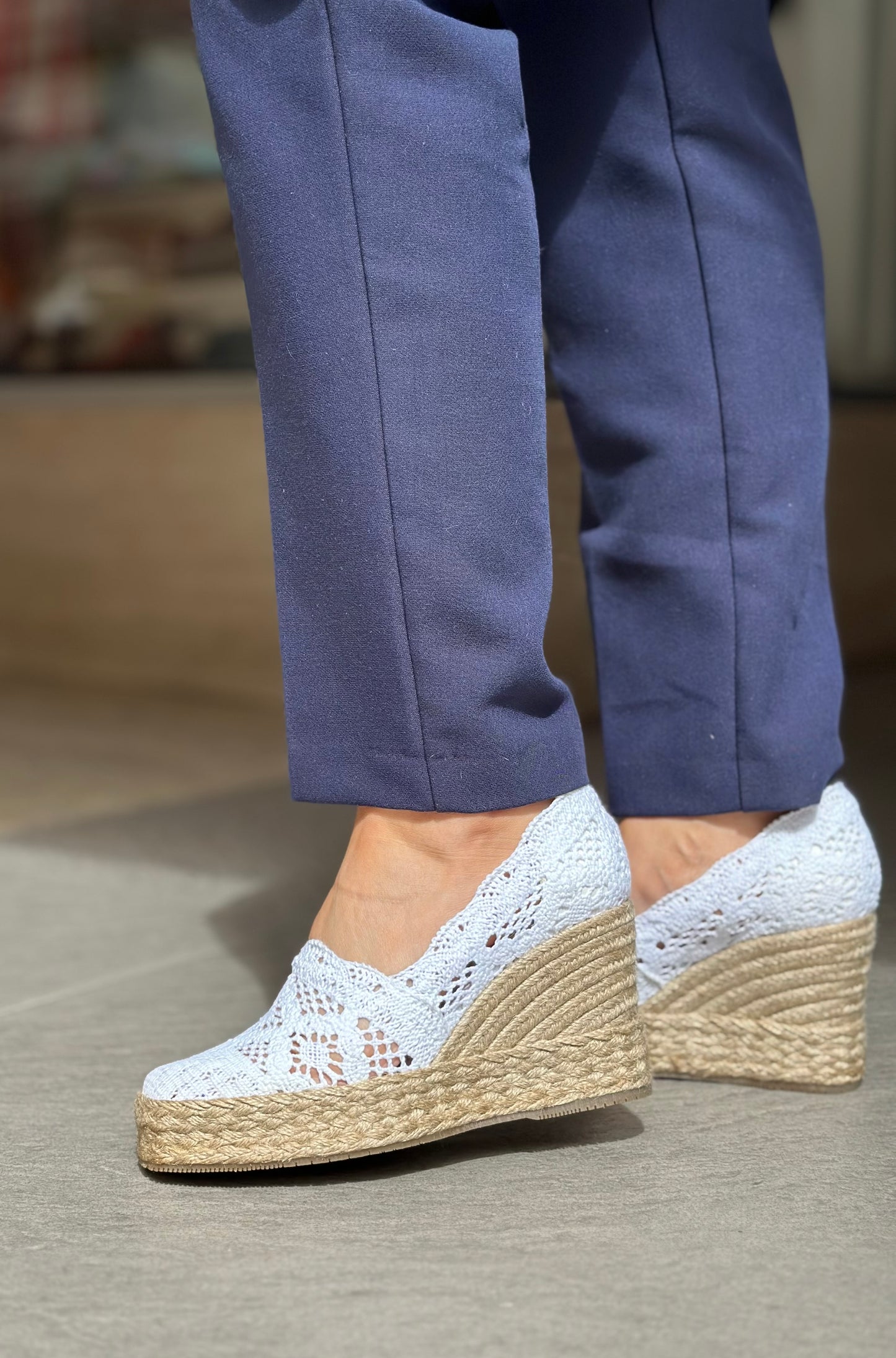 Talons compensés PALOMITAS by PALOMA BARCELO blanc femme
