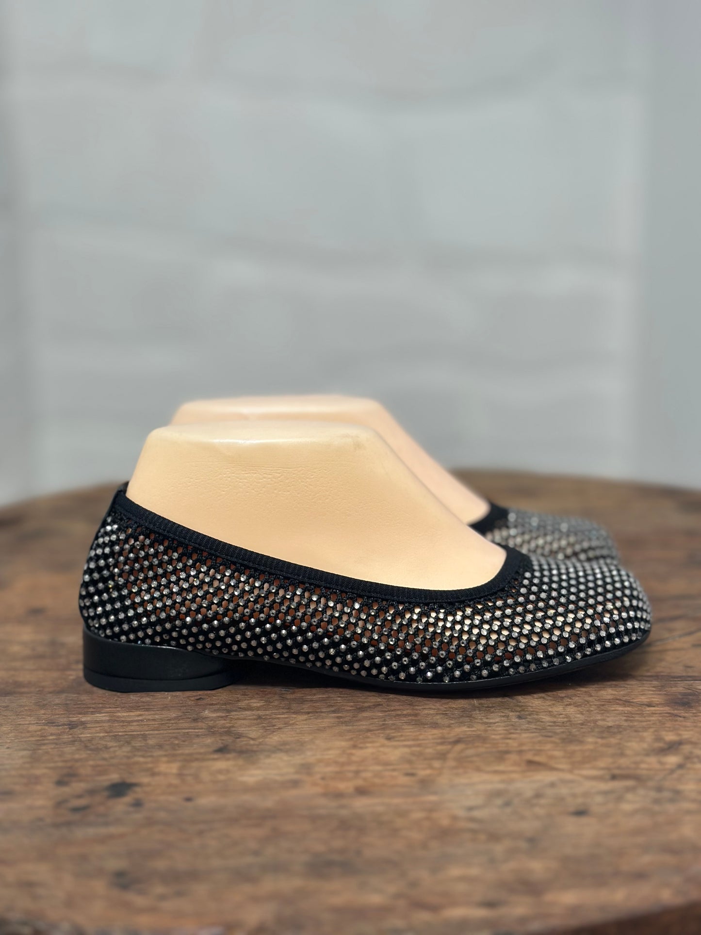 Ballerines FRU.IT Noir cristaux femme