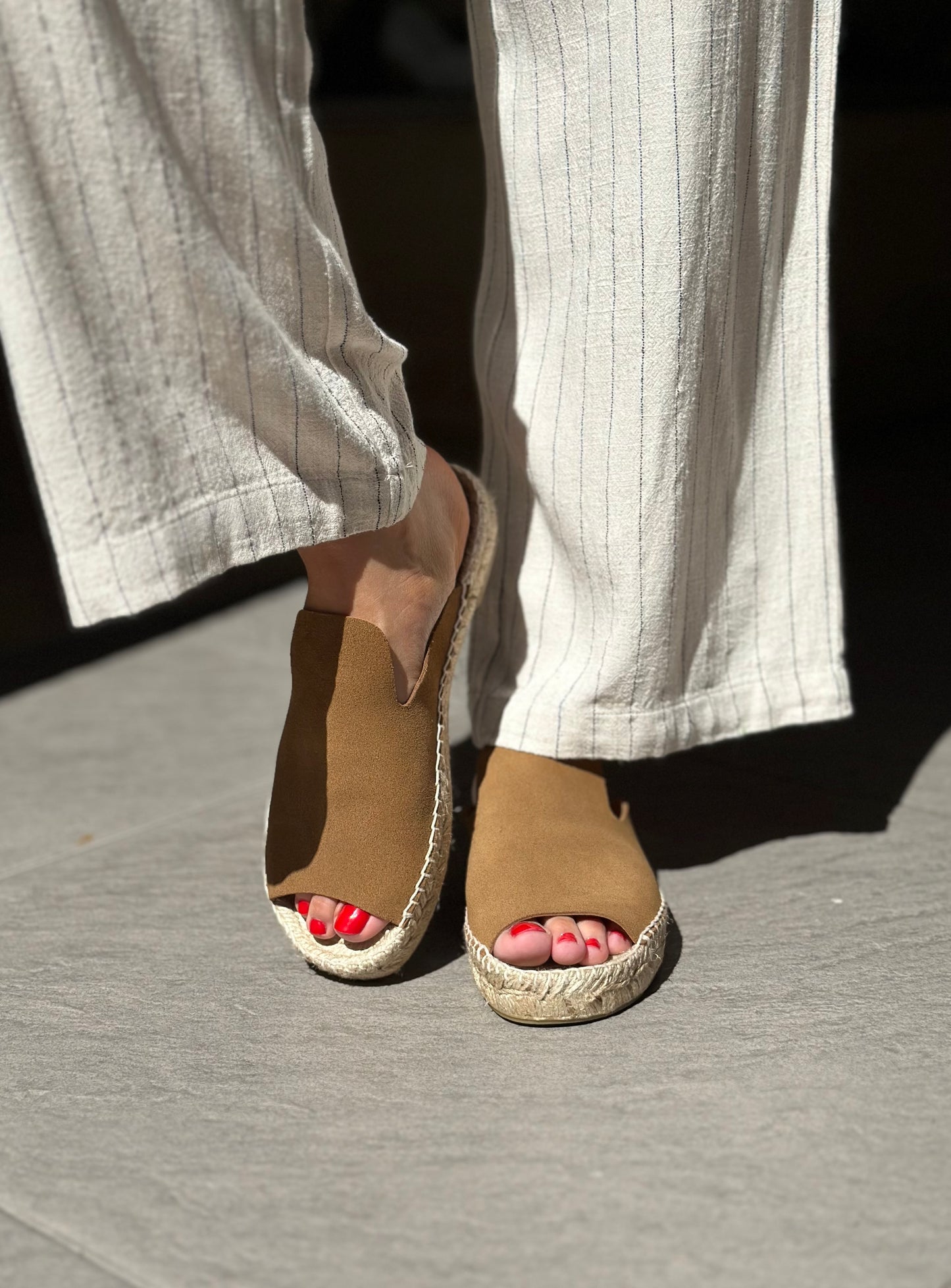 Nu-pieds PALOMITAS by PALOMA BARCELO camel femme