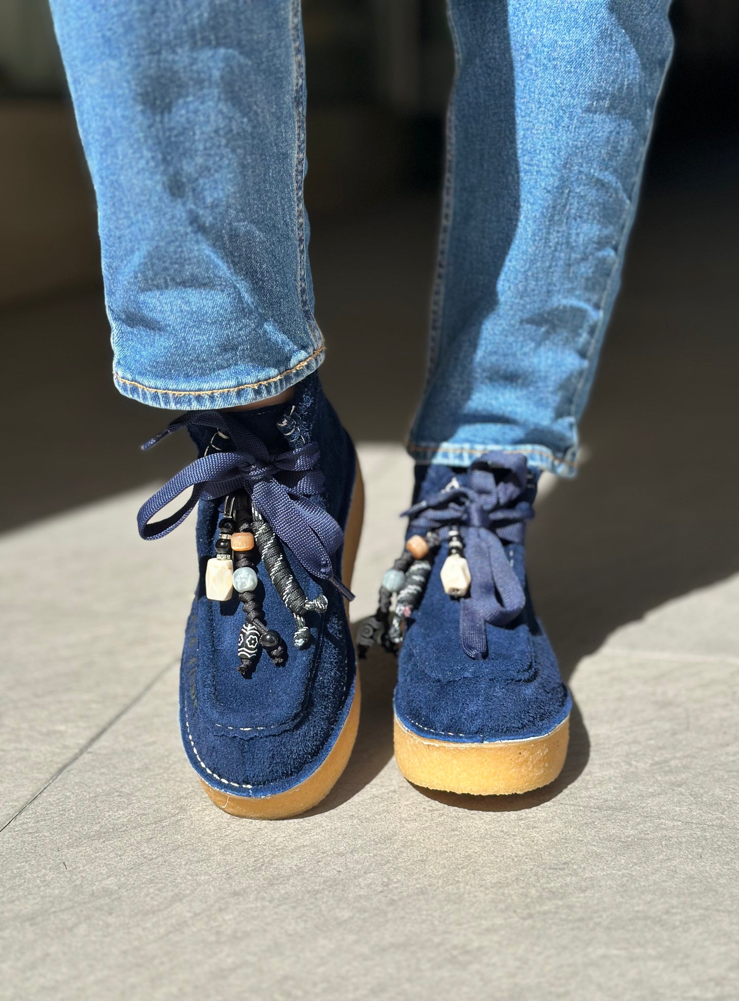Chaussures montantes NAN-KU EFK-03 BLUE femme