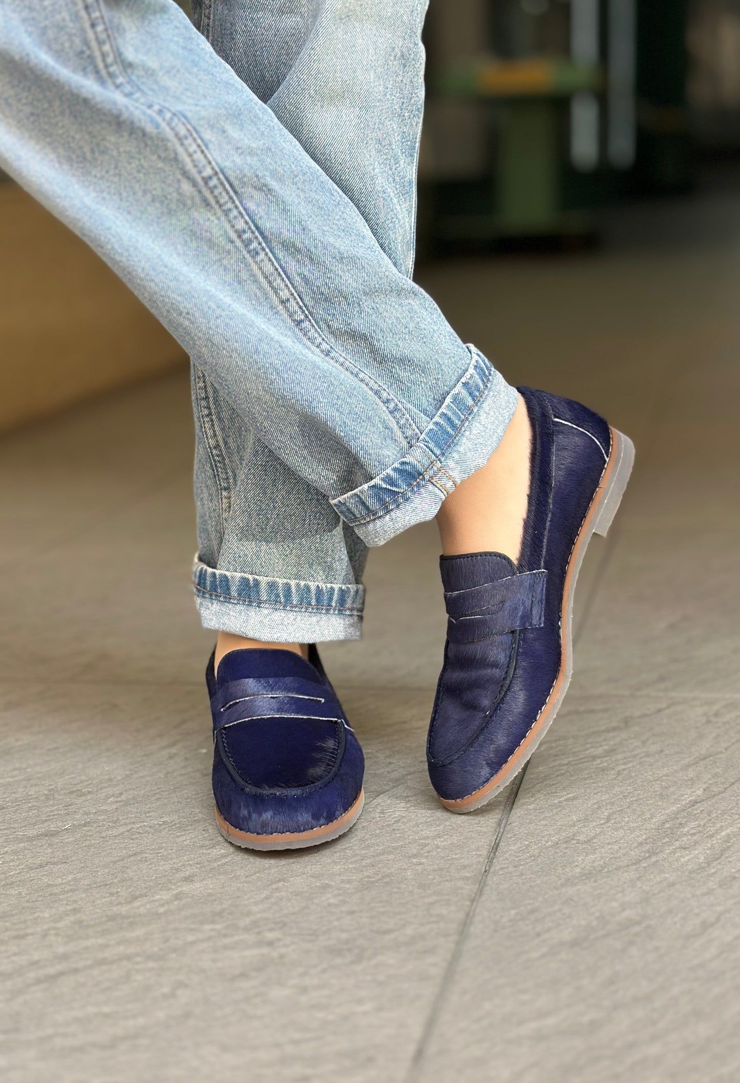 Mocassins BELANG NAVY 08336 femme