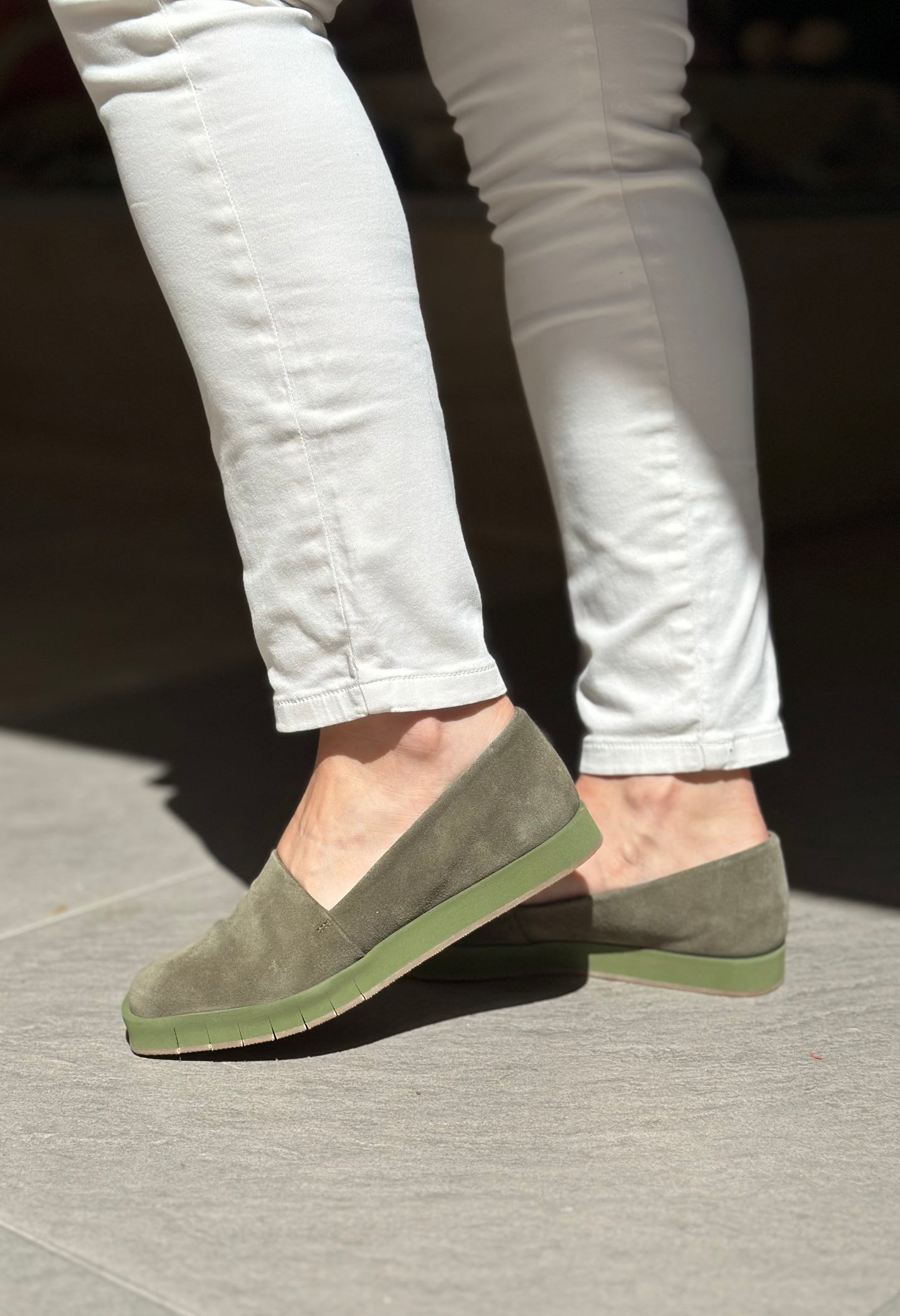 Mocassins PALOMITAS by PALOMA BARCELO kaki femme