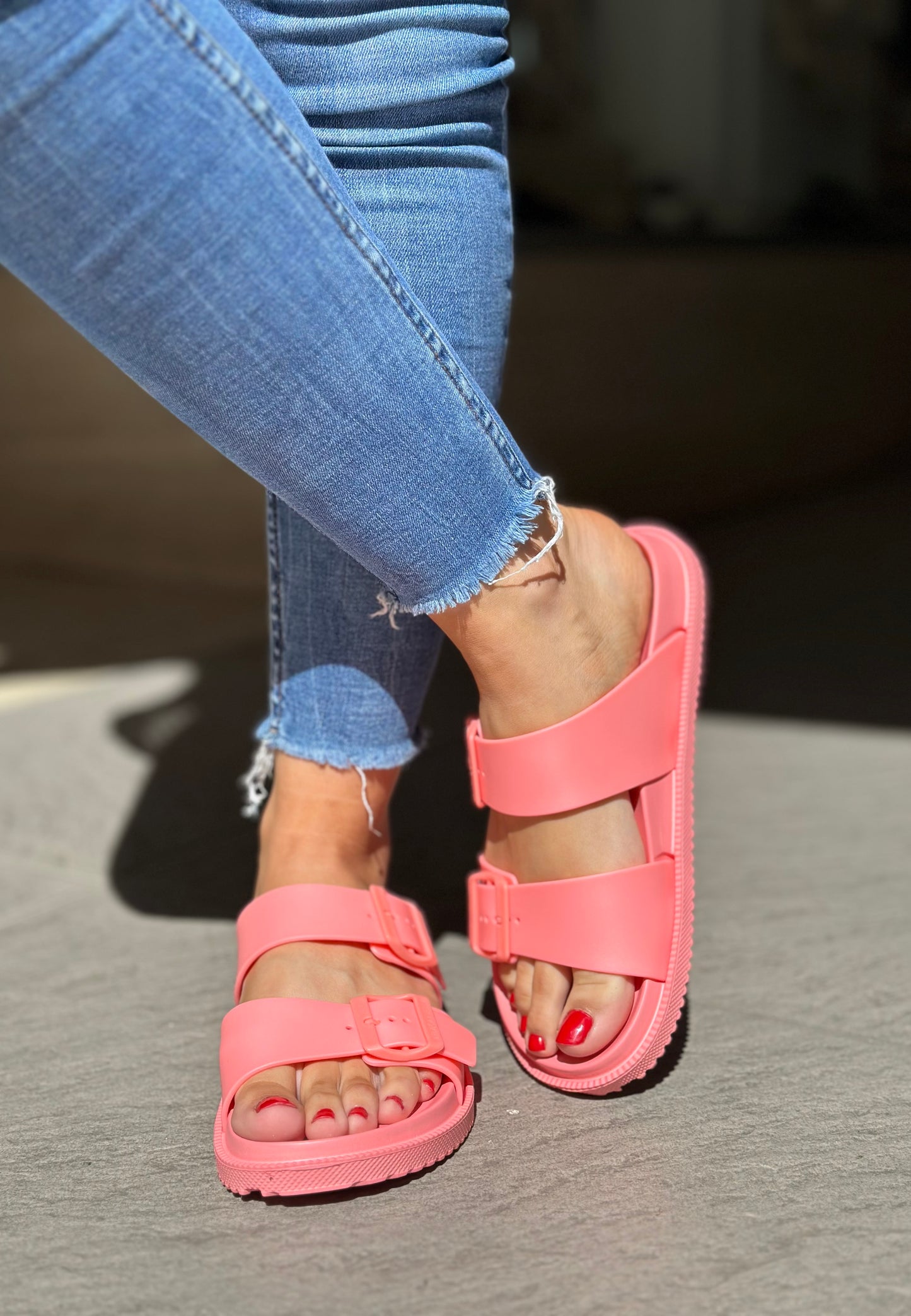 Nu-pieds LEMON JELLY rose femme