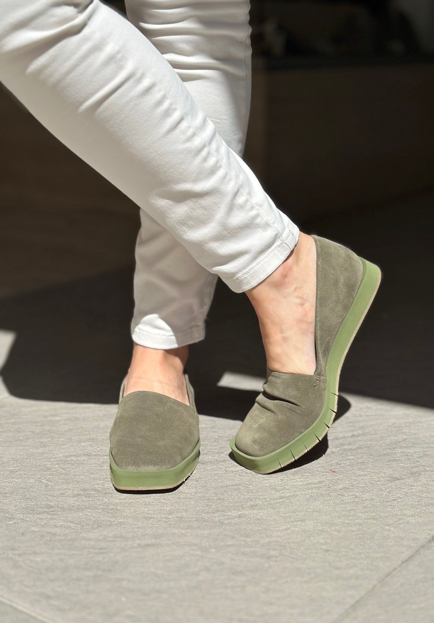 Mocassins PALOMITAS by PALOMA BARCELO kaki femme
