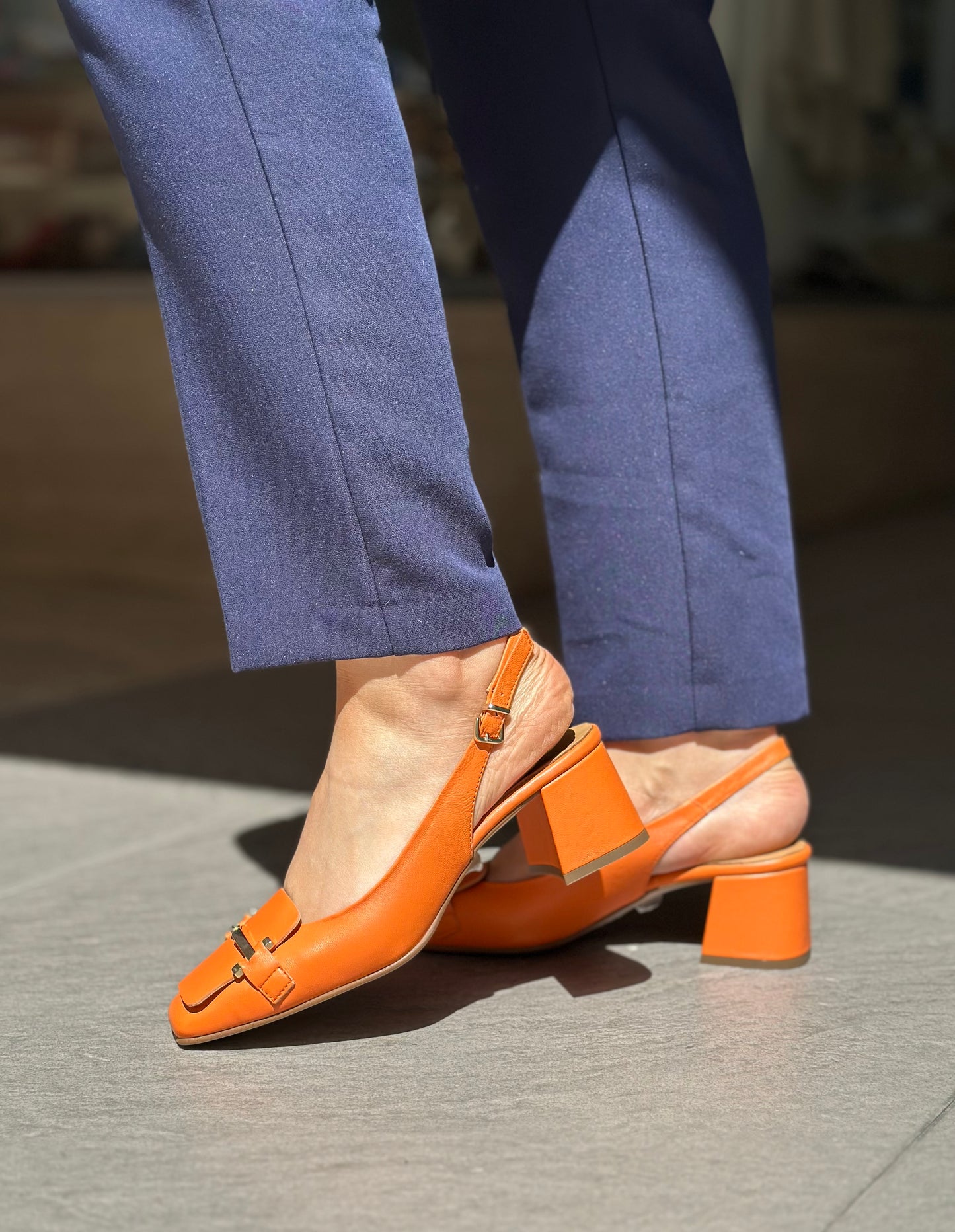 Chaussures à talons PEDRO MIRALLES orange femme