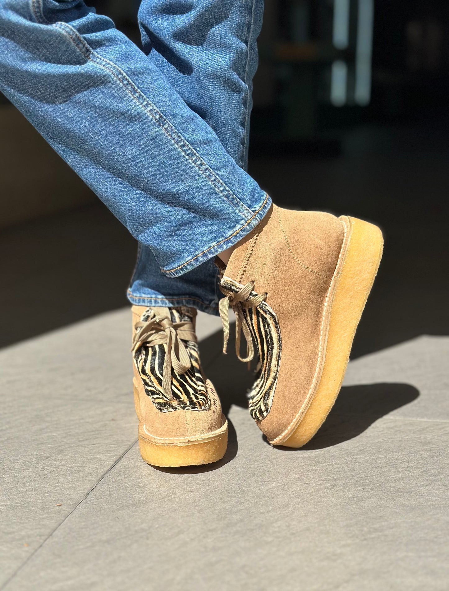 Chaussures montantes NAN-KU EFK-02 ZEBRA femme