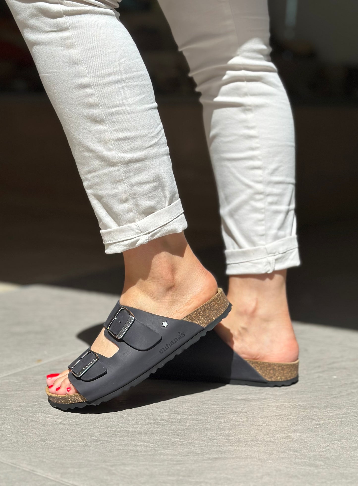 Nu-pieds CUBANAS NOIR femme