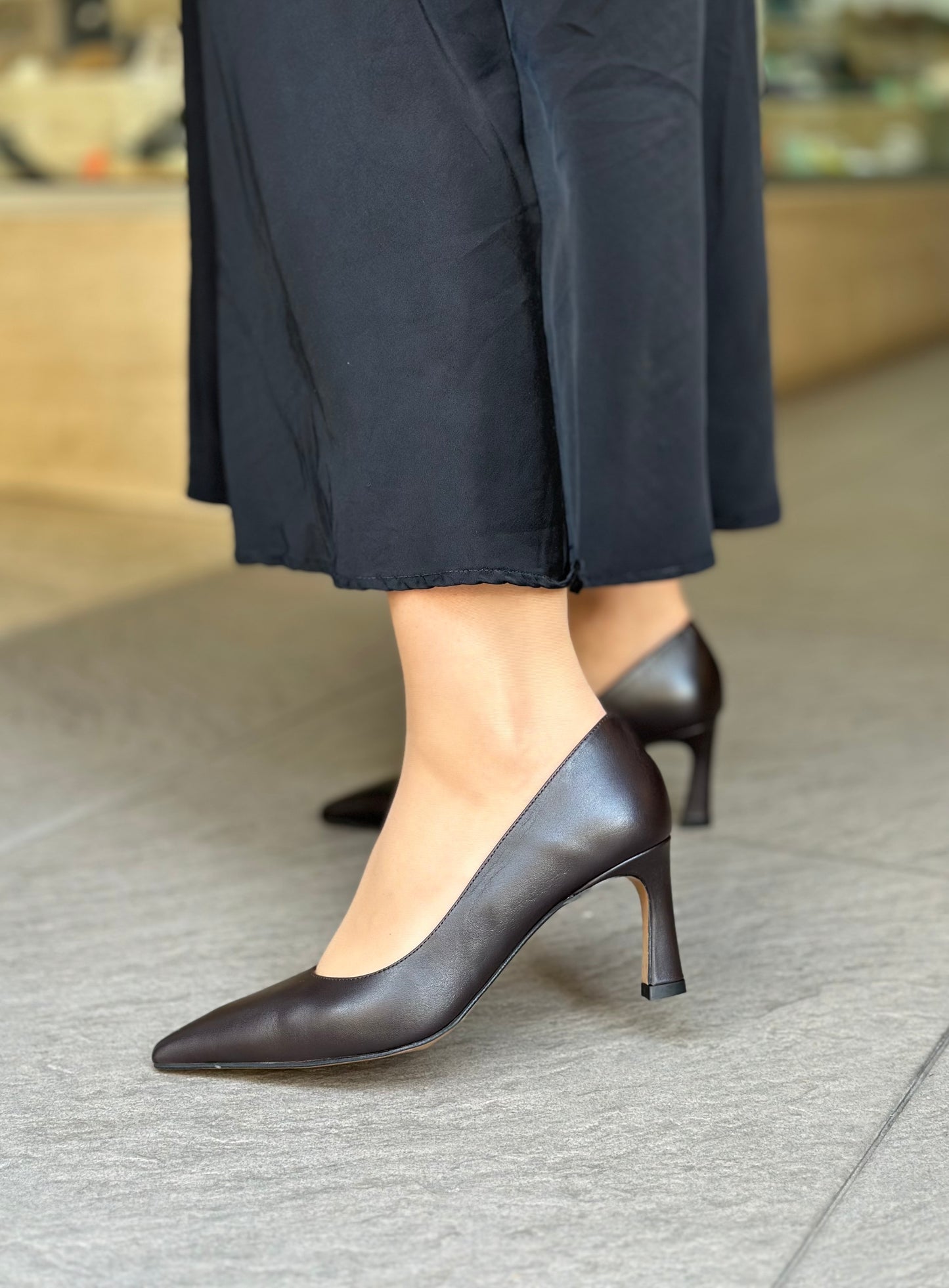 Escarpins ANGEL ALARCON 25552-458B NAPA VOLGA MARRON femme