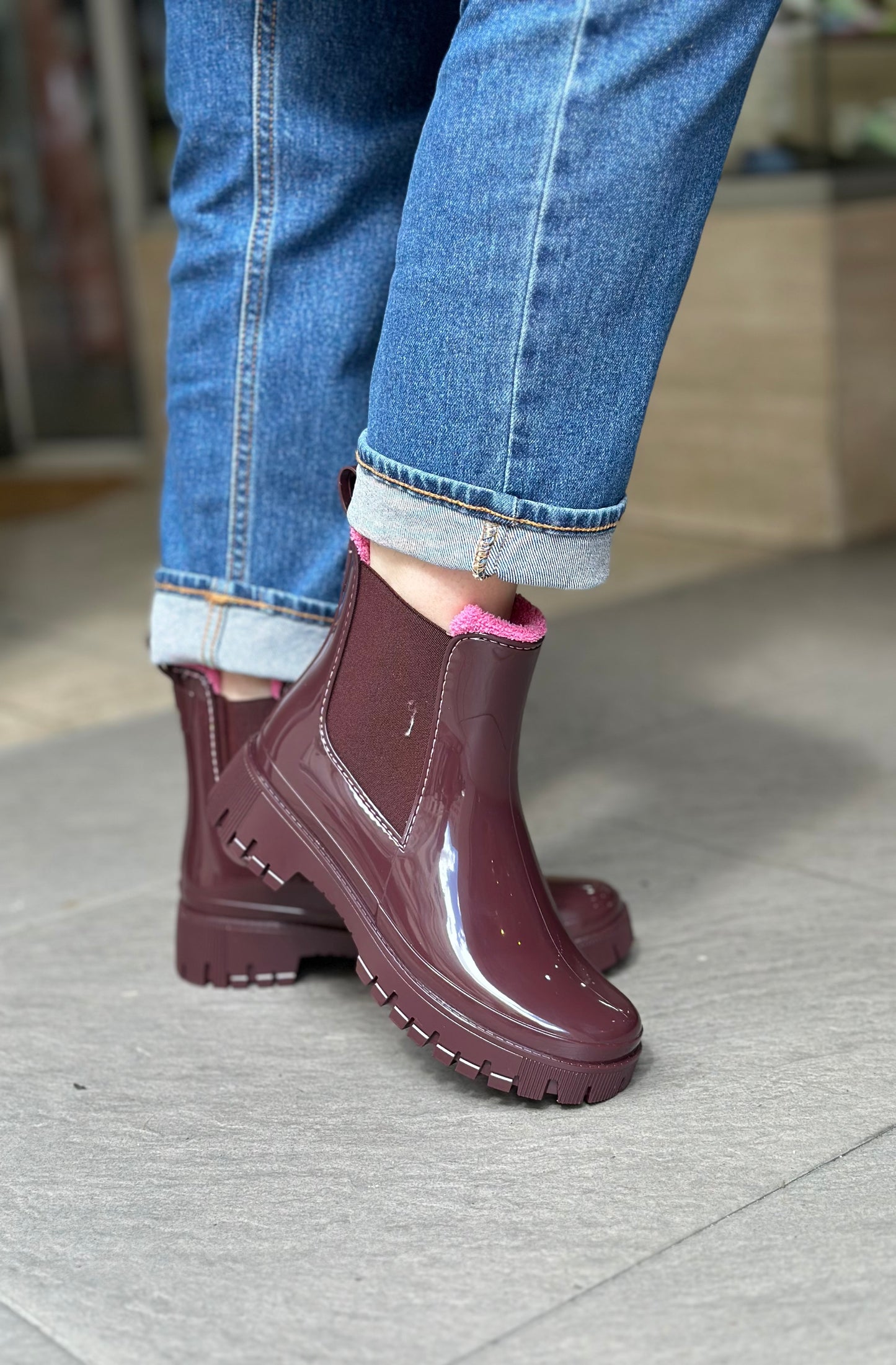 Bottines de pluie EIRWEN dark cherry LEMON JELLY