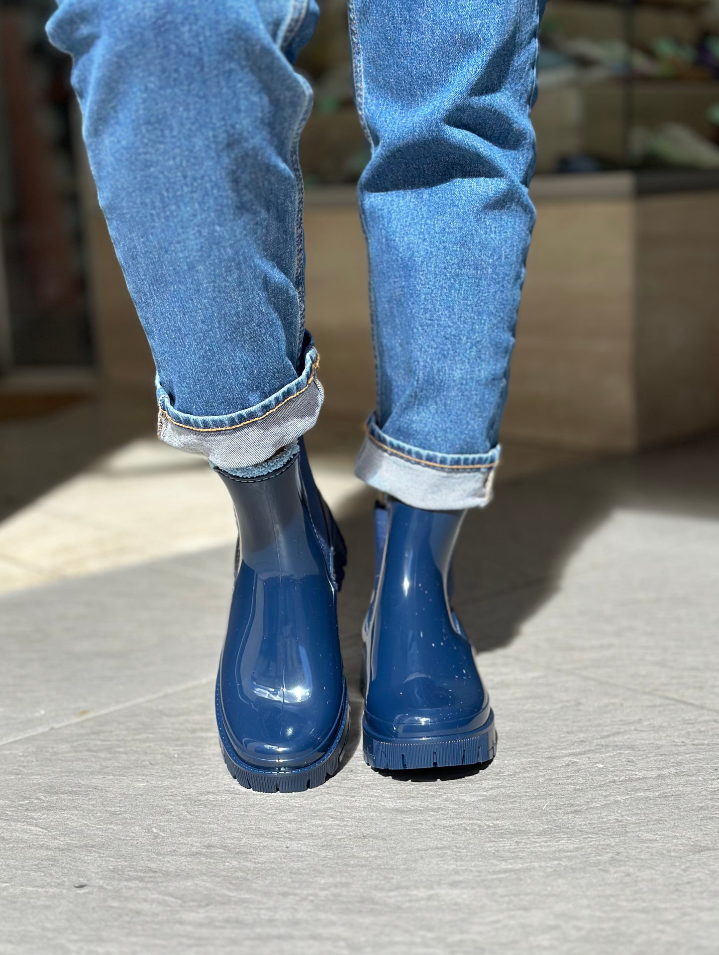 Bottines de pluie EIRWEN naval LEMON JELLY