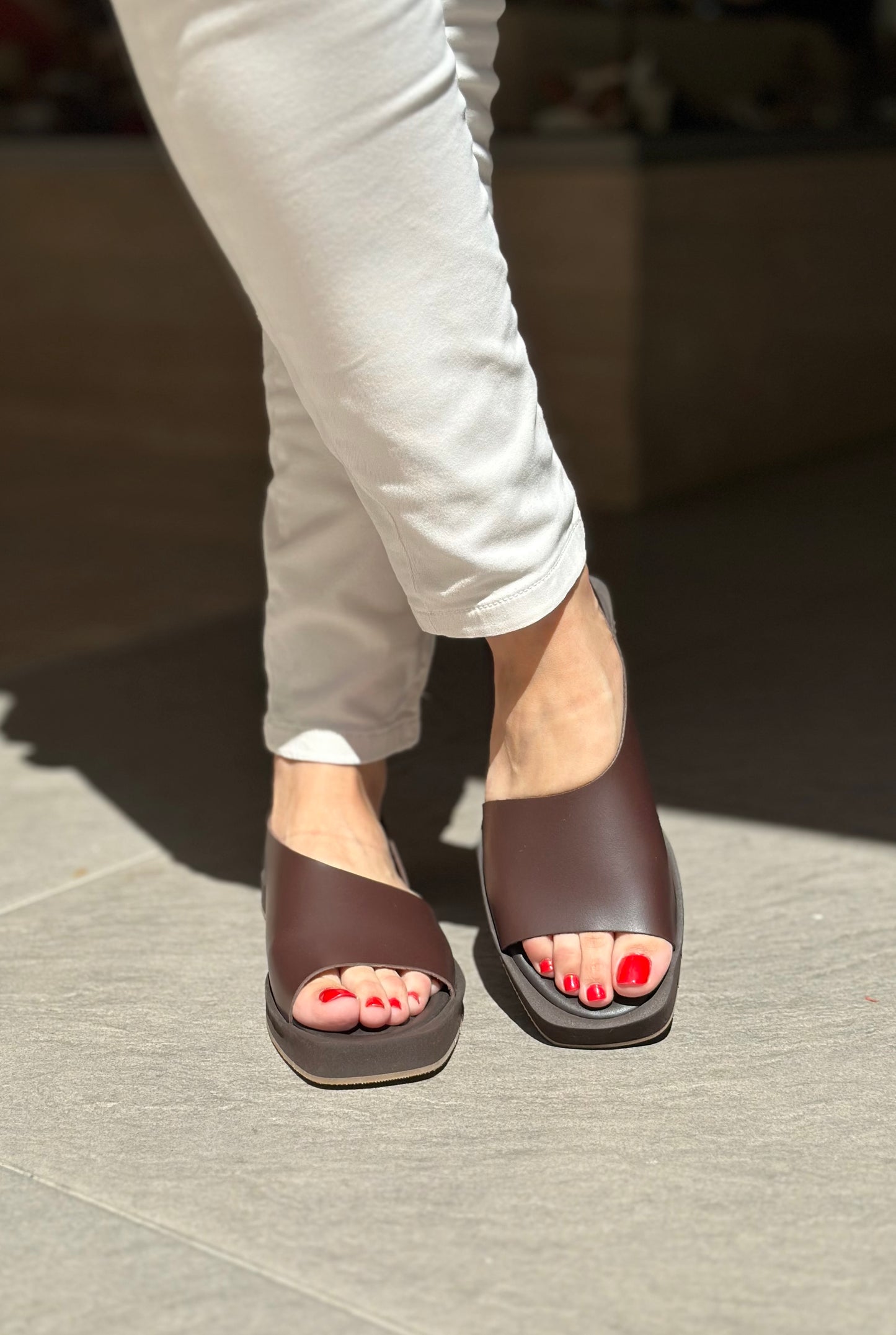 Nu-pieds PALOMITAS by PALOMA BARCELO marron femme