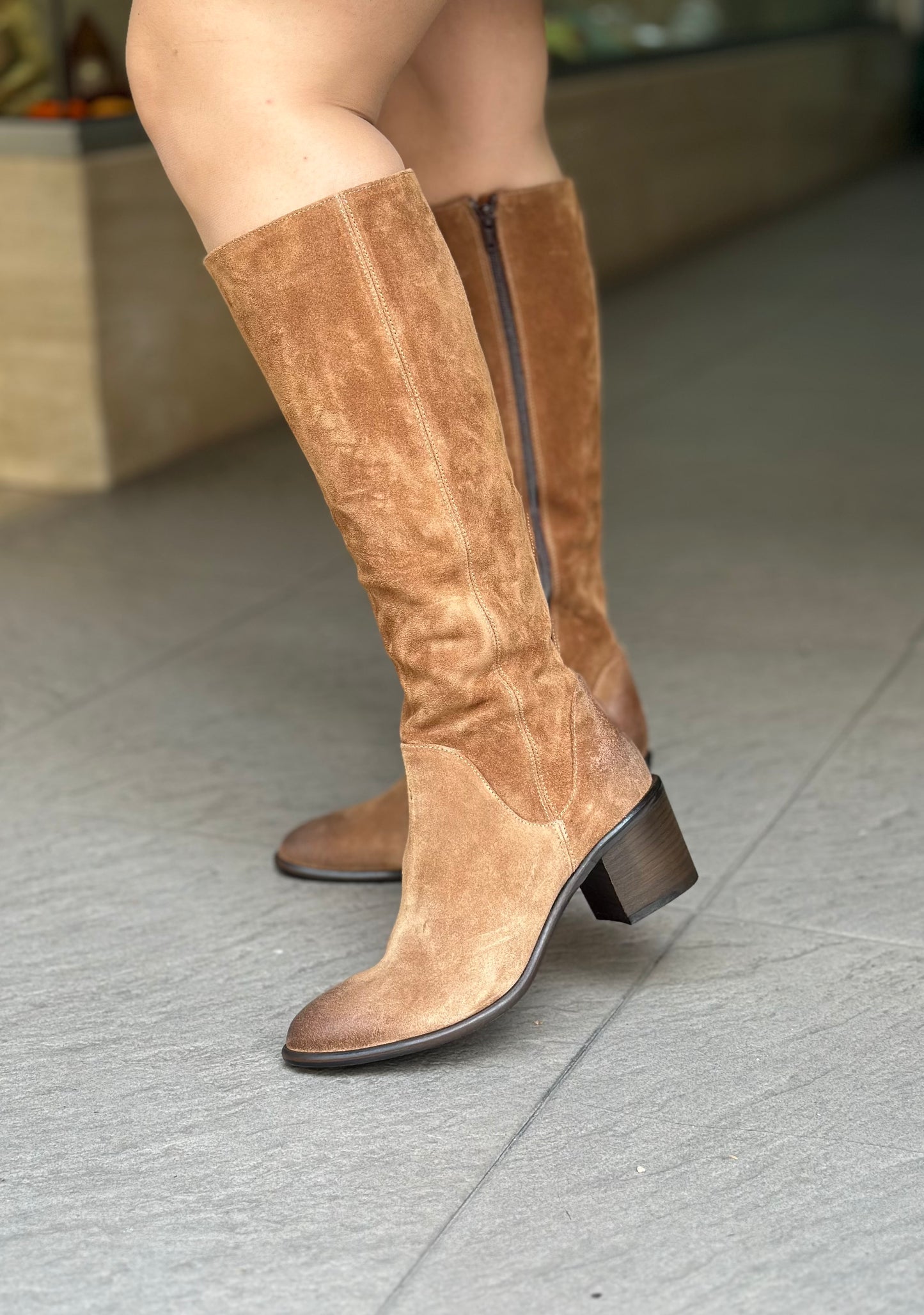 Bottes MAISON21 1981 SAYO WHISKY CAMEL femme
