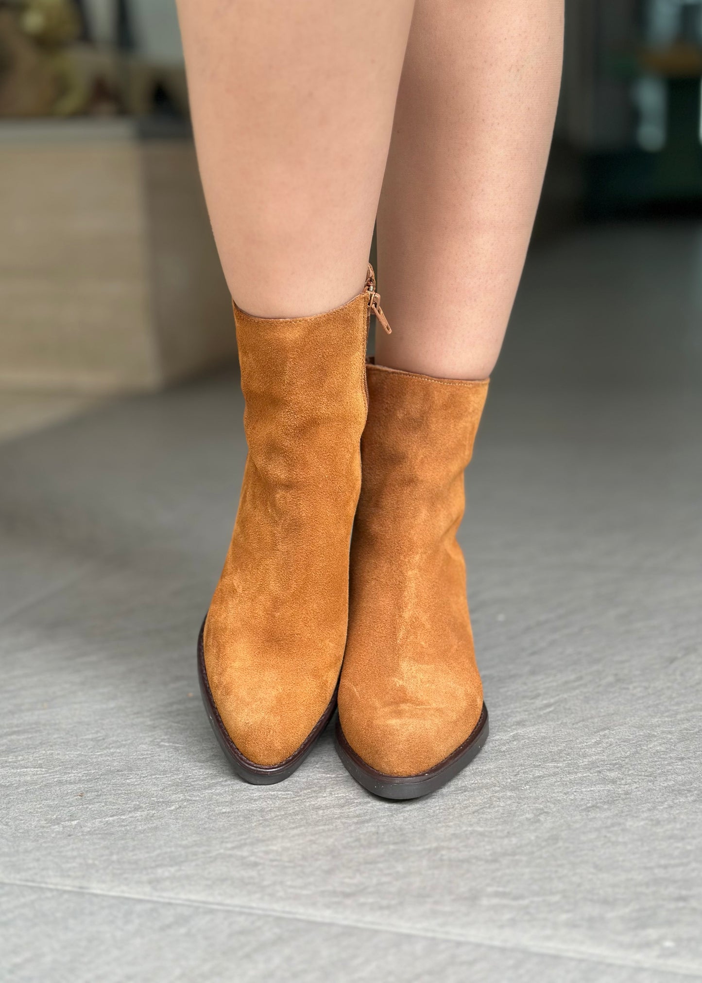 Bottines NGY MACHADO VELOUR SIGARO femme