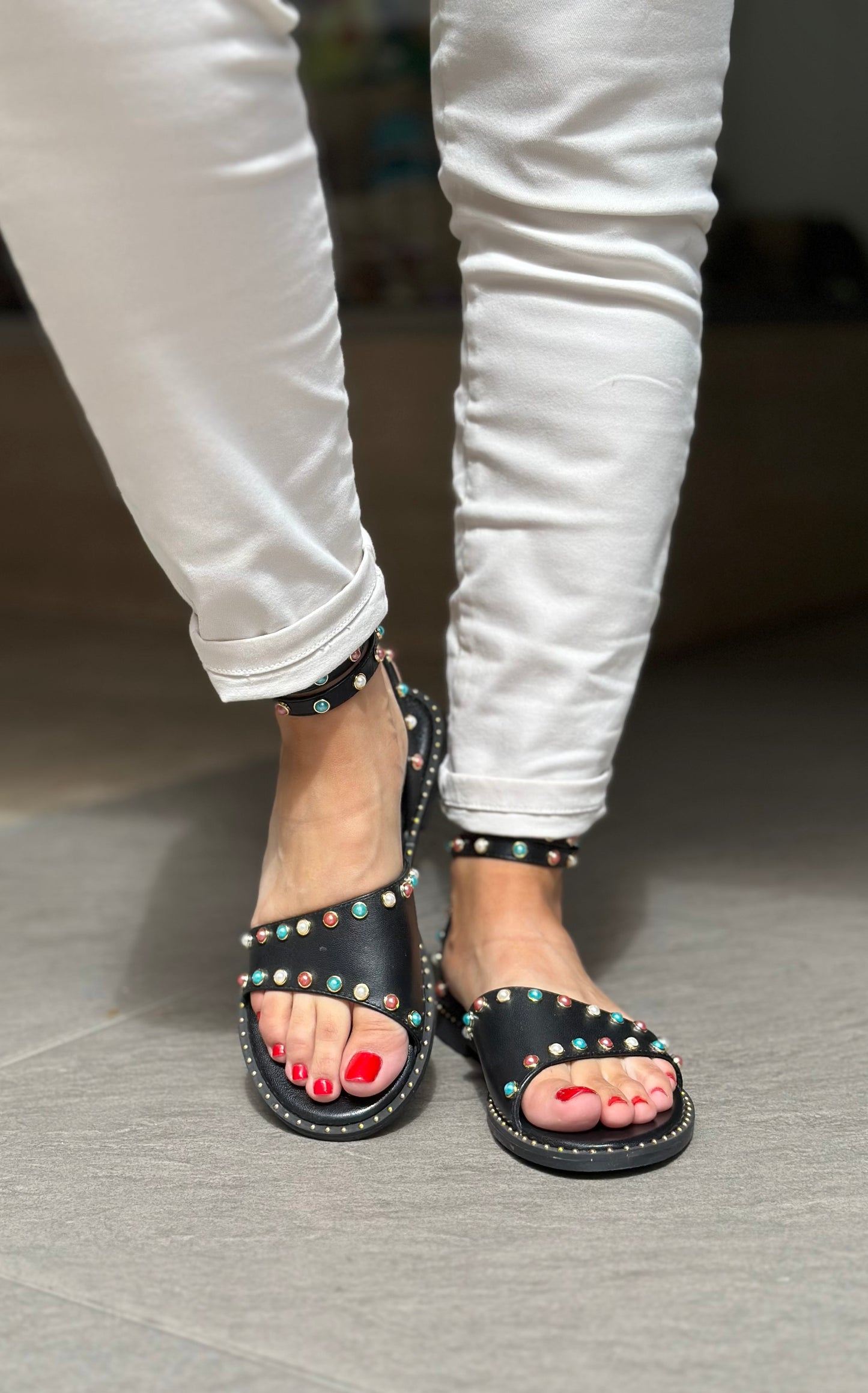 Nu-pieds CAFE NOIR noir femme