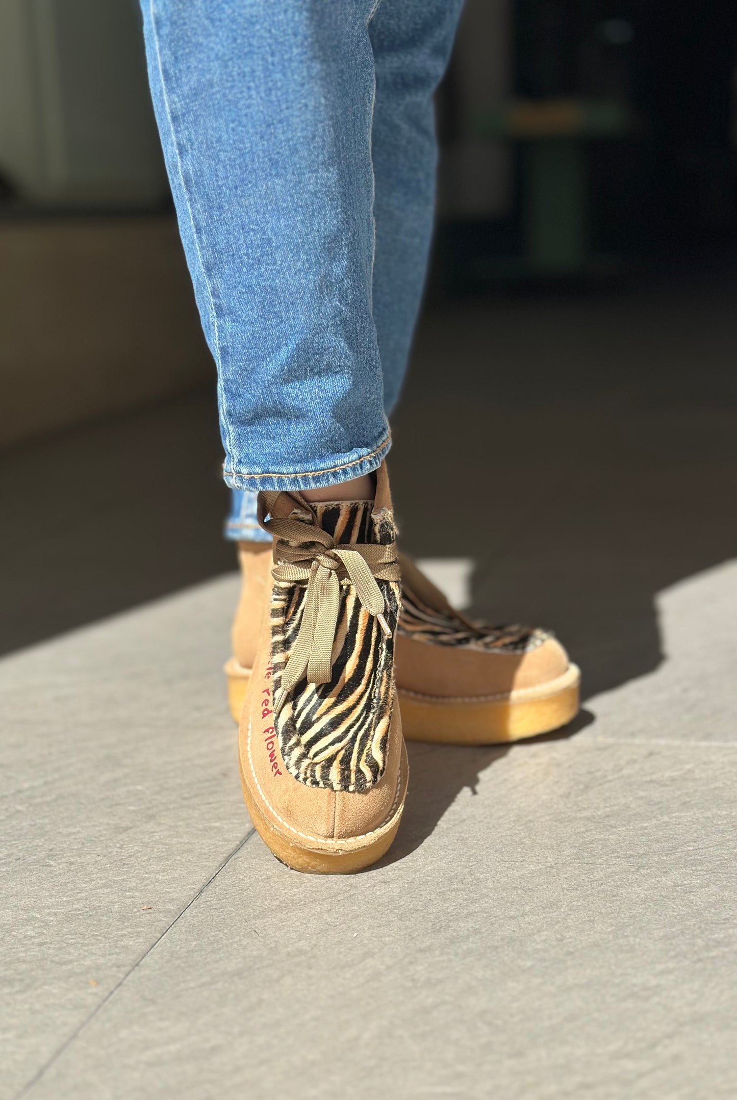 Chaussures montantes NAN-KU EFK-02 ZEBRA femme