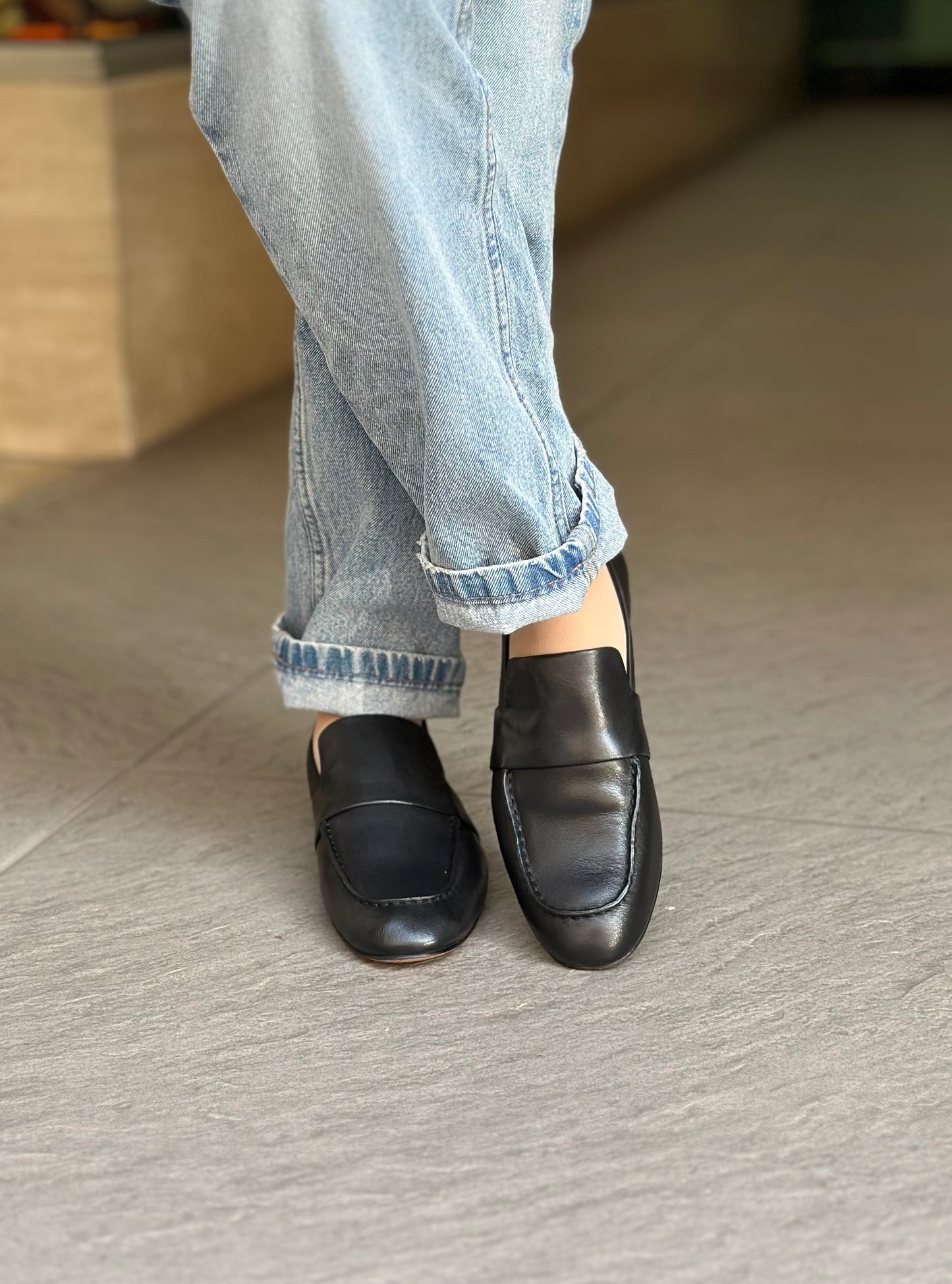 Mocassins JVAM 32011 PAT BLACK femme