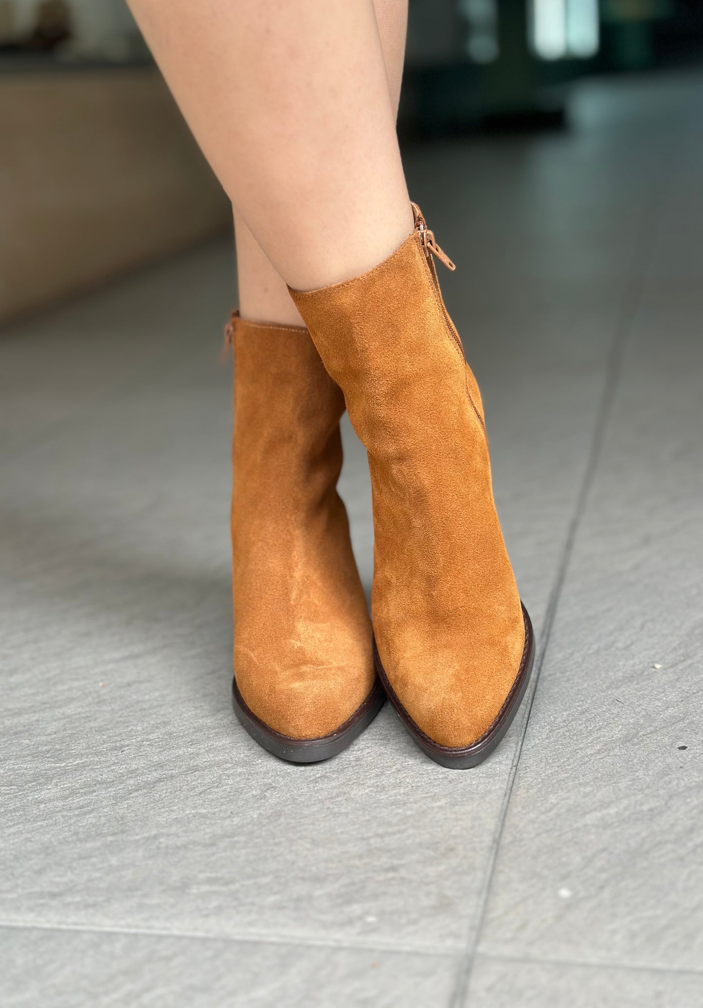 Bottines NGY MACHADO VELOUR SIGARO femme