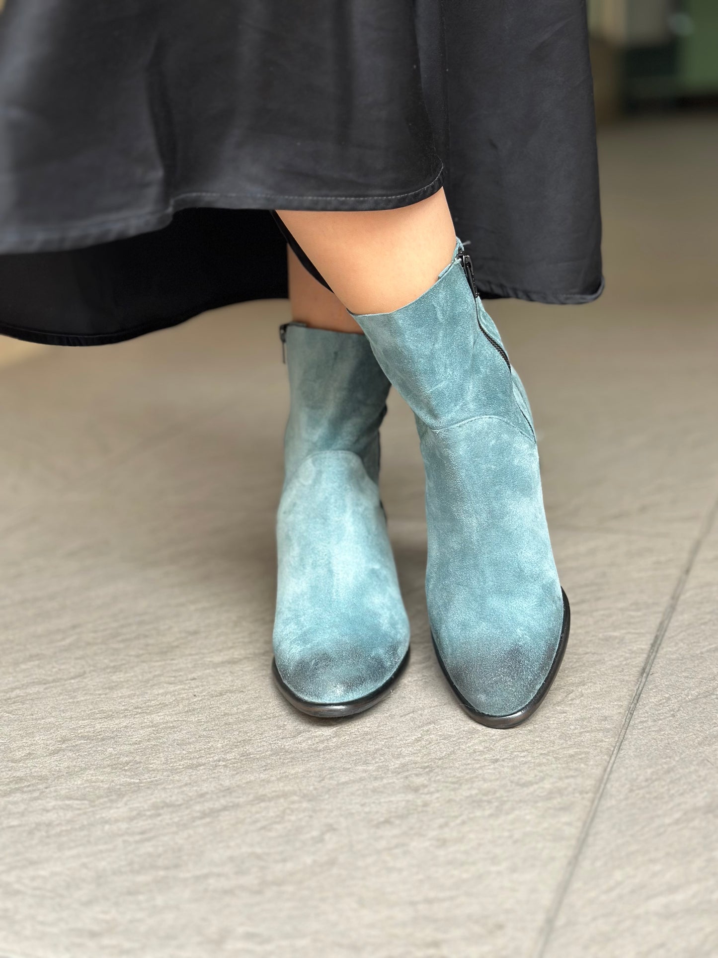 Bottines MAISON21 1951 SAYO GRANITO BLEU femme