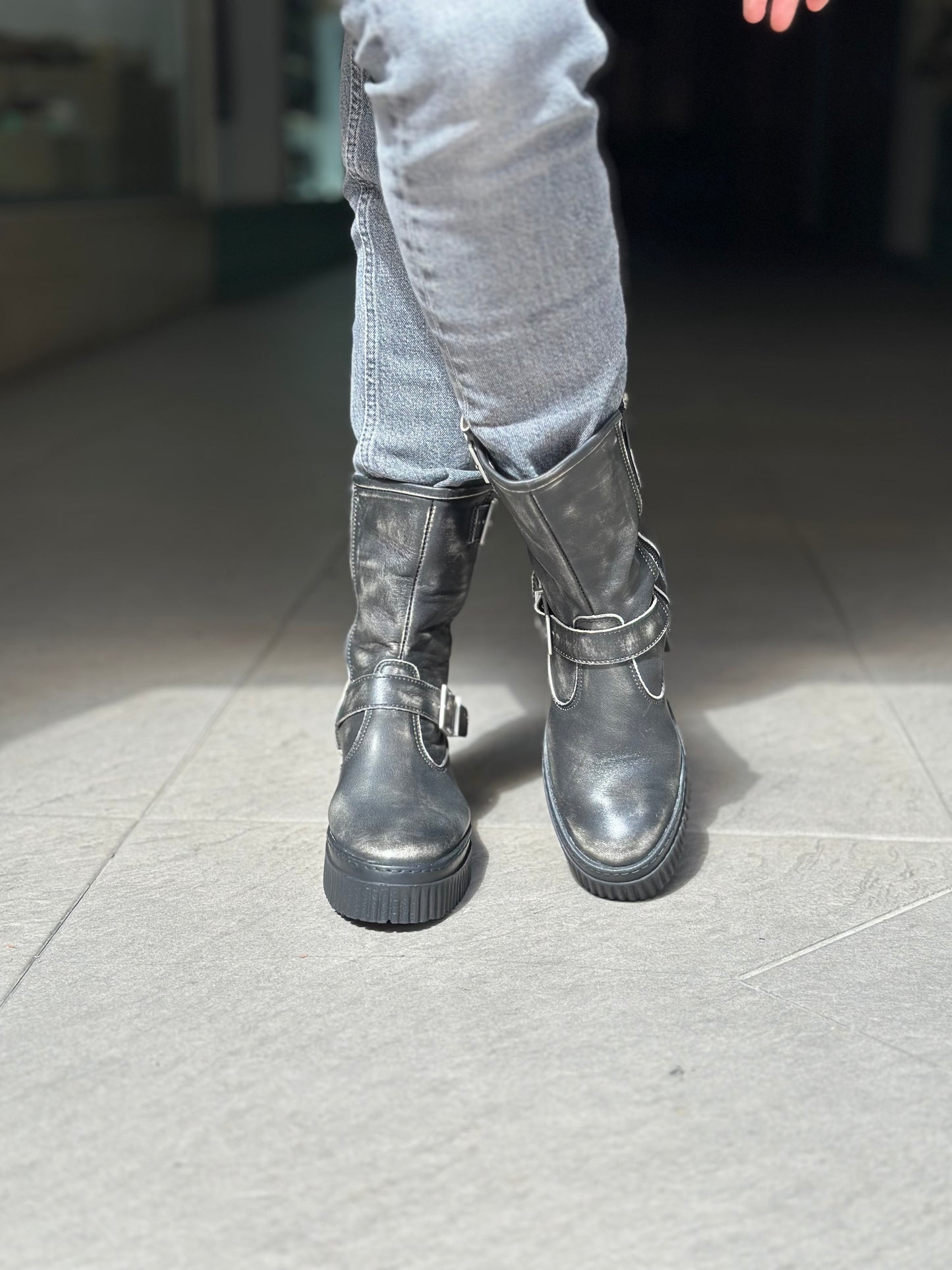 Bottines THE ART COMPAGNY 1397 Noir/gris femme