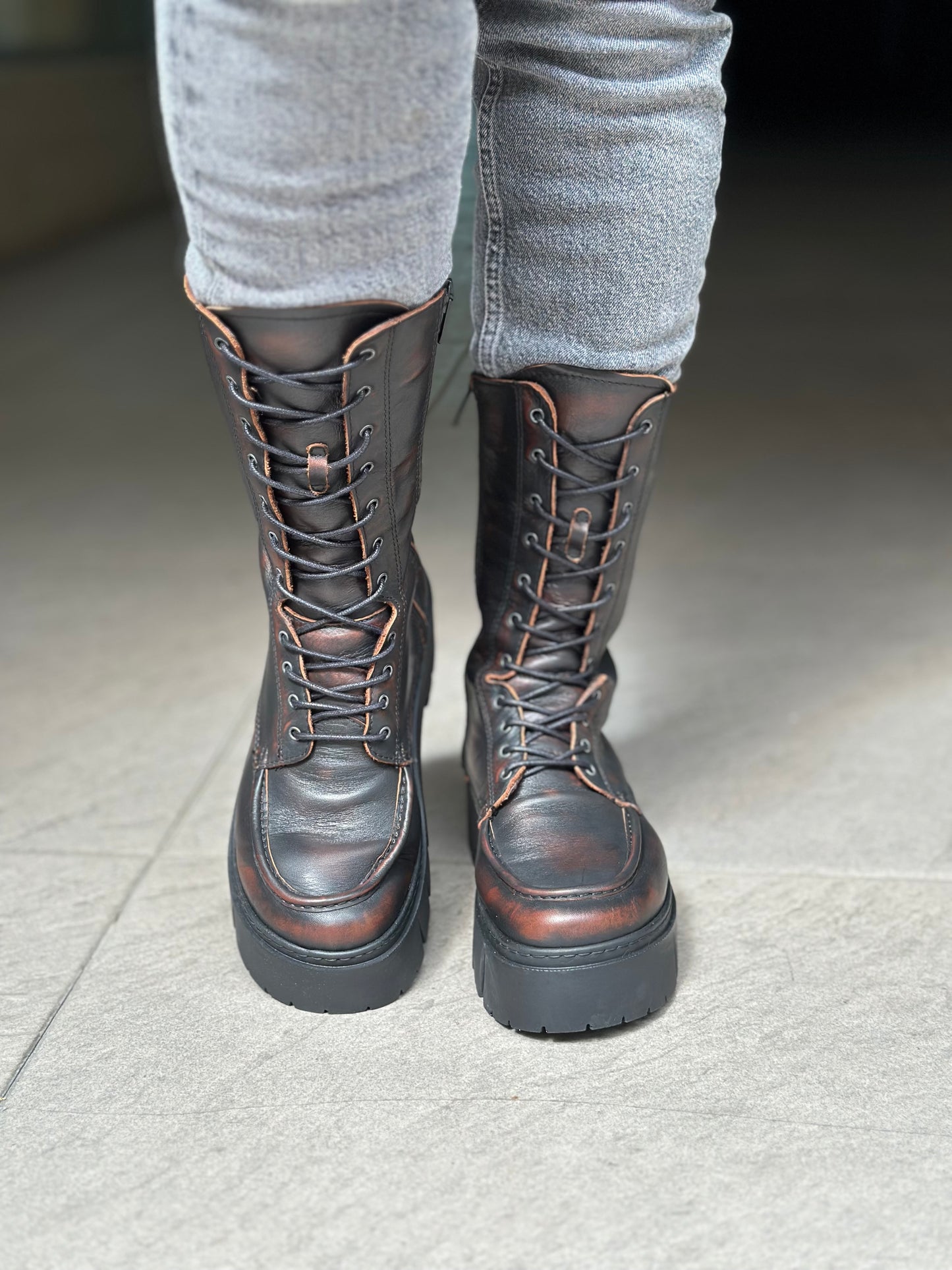 Bottines THE ART COMPAGNY 1768 marron femme