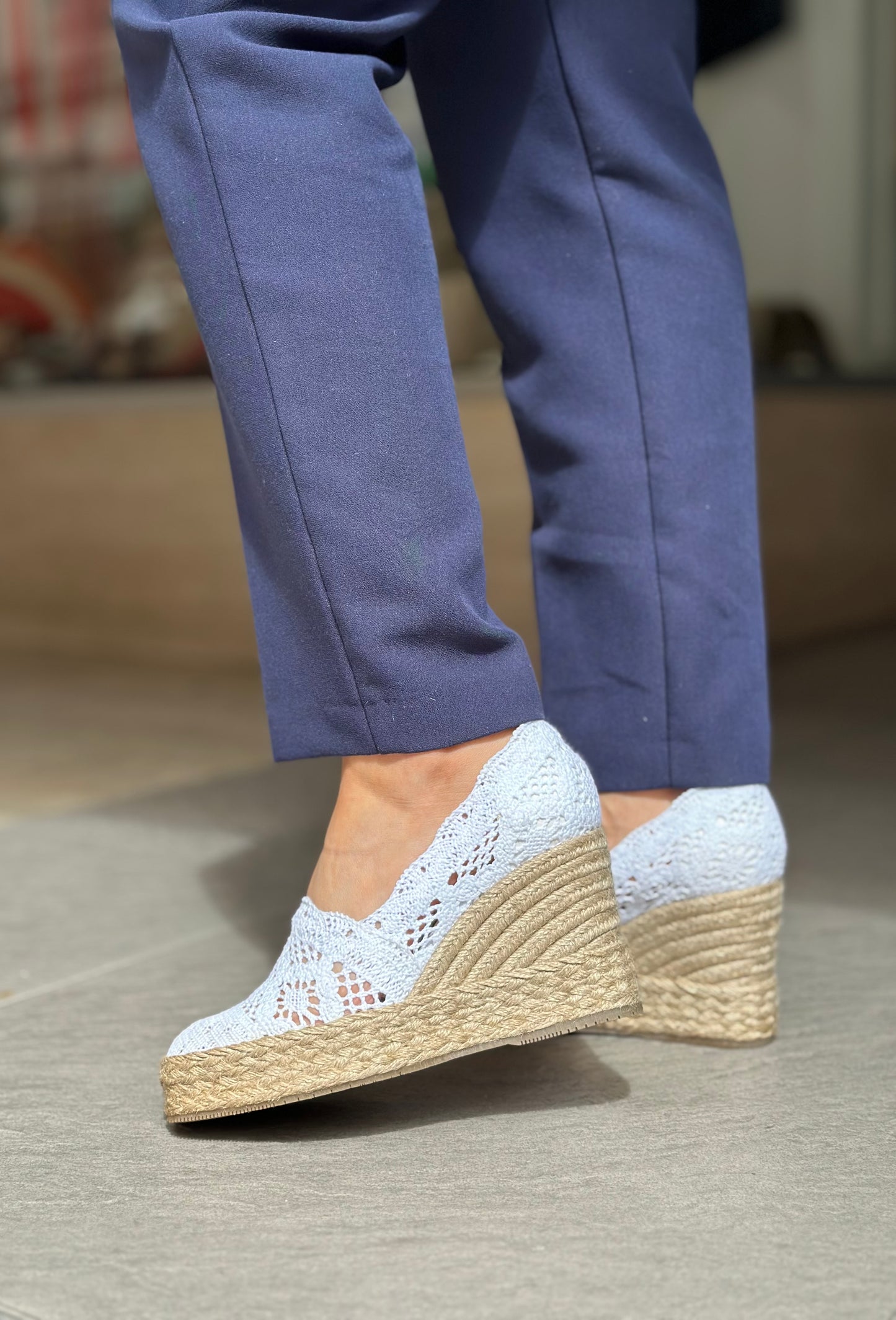 Talons compensés PALOMITAS by PALOMA BARCELO blanc femme